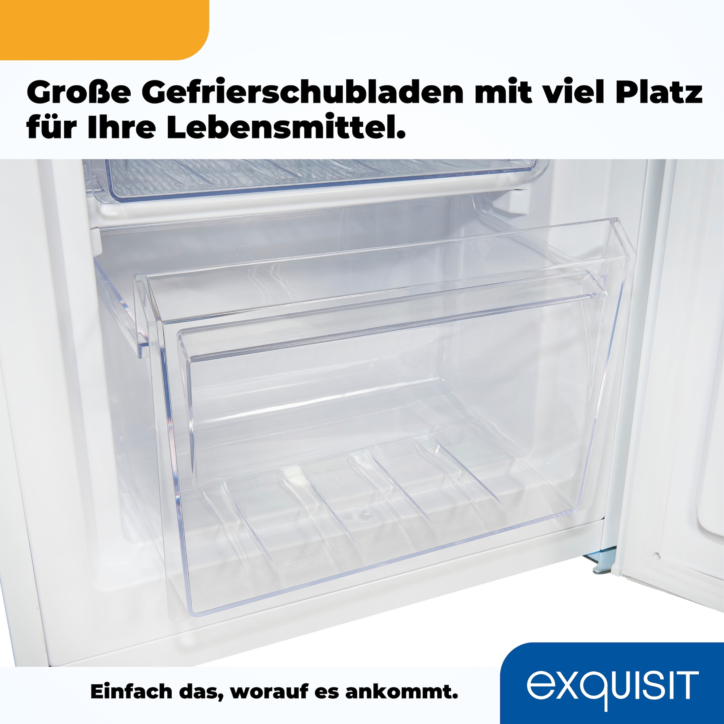exquisit Kühl-/Gefrierkombination »KGC232-60-E-040E«, 173 L Volumen, 4 Sterne Gefrieren