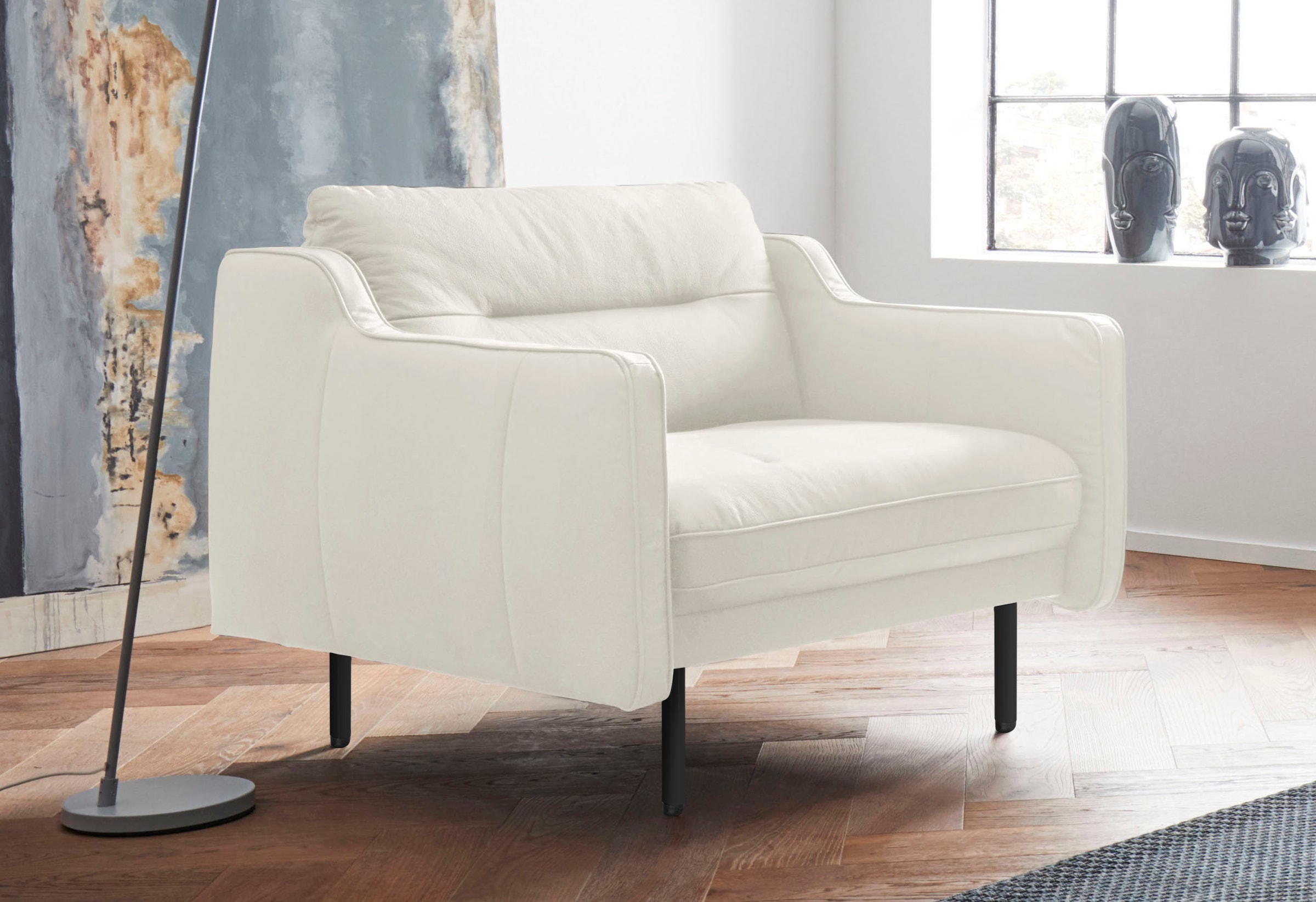 Home affaire Sessel "Nordfyn" edles Design in 3 Bezugsqualitäten, Design by günstig online kaufen