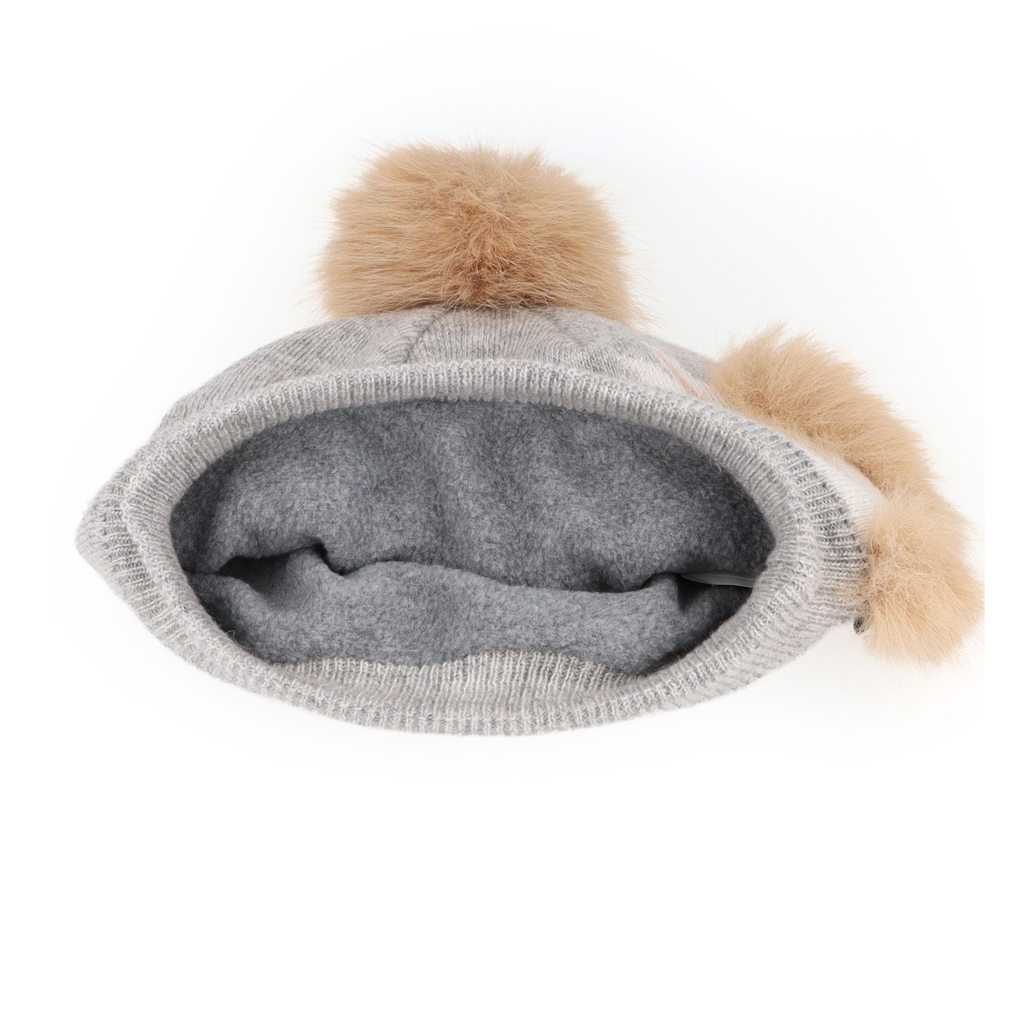MAXIMO Strickmütze Wollanteil, gestrickt, bestickt, gefüttert, geripptes Bündchen