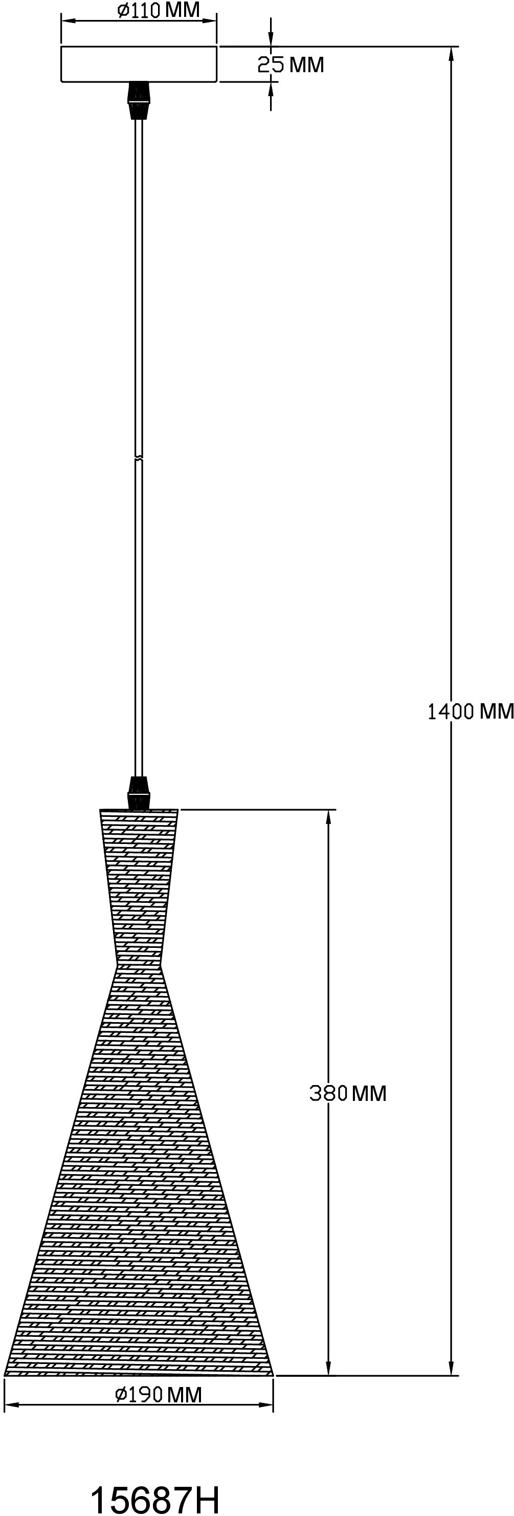 GLOBO LIGHTING Hängeleuchte »LUDMILLA« E27 1 Stk. Hängelampe goldfarben Schirm mit Kordel DM 19cm Esszimmer