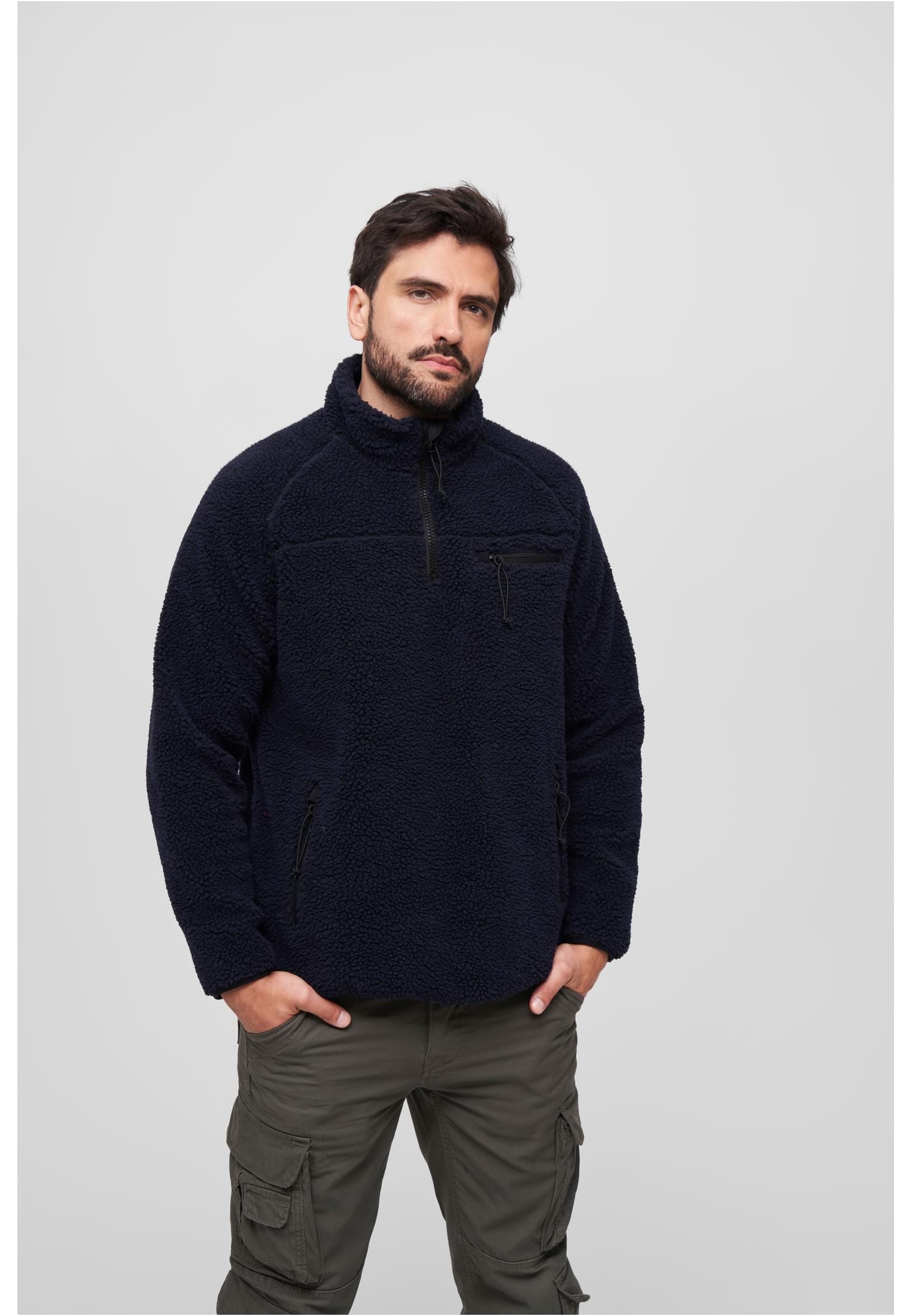 Brandit Sweatjacke "Brandit Herren Teddyfleece Troyer" 1 Stk. tlg. günstig online kaufen