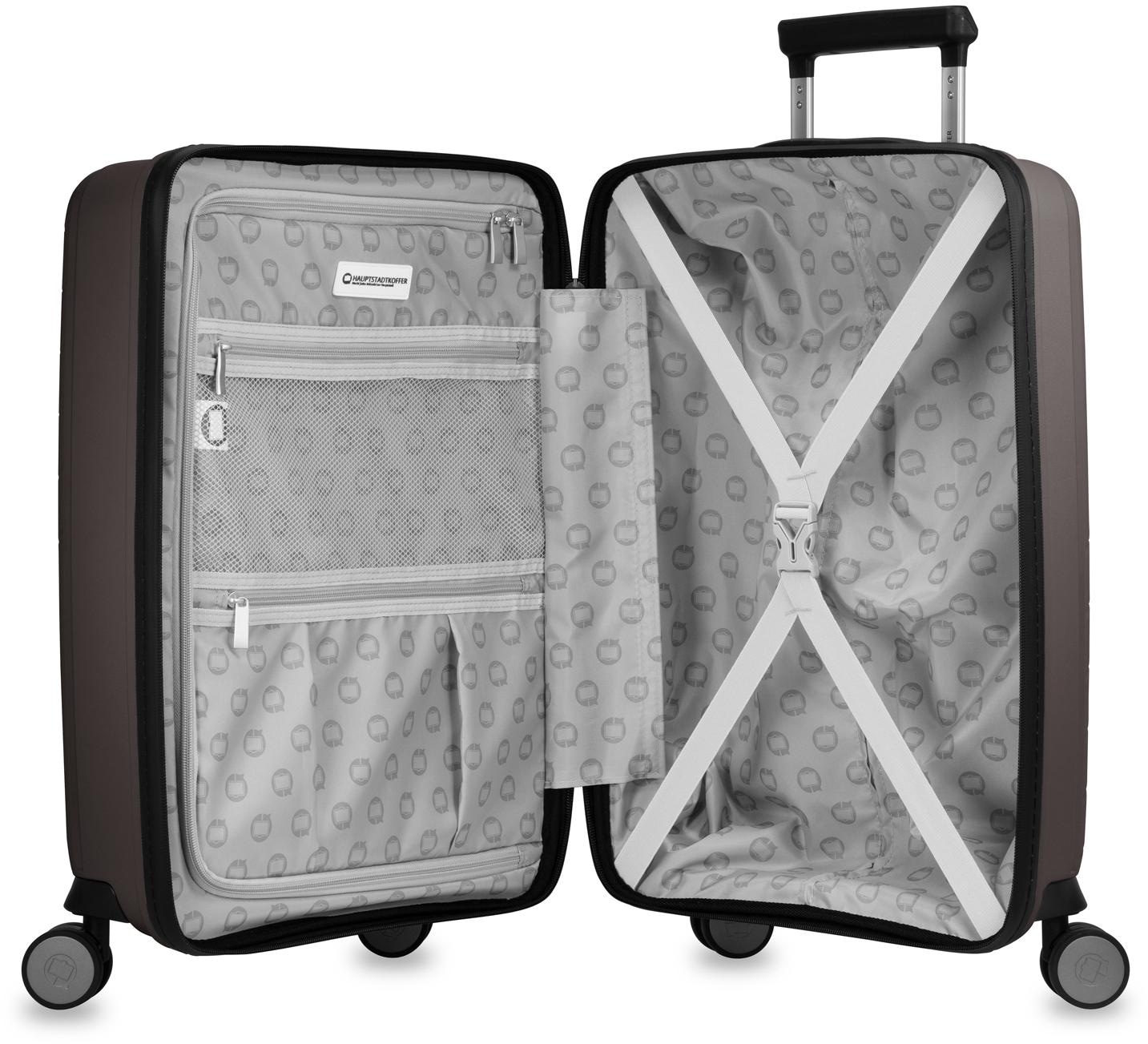 Hauptstadtkoffer Hartschalen-Trolley »TXL, titan, 55 cm«, 4 Rollen  bestellen | BAUR