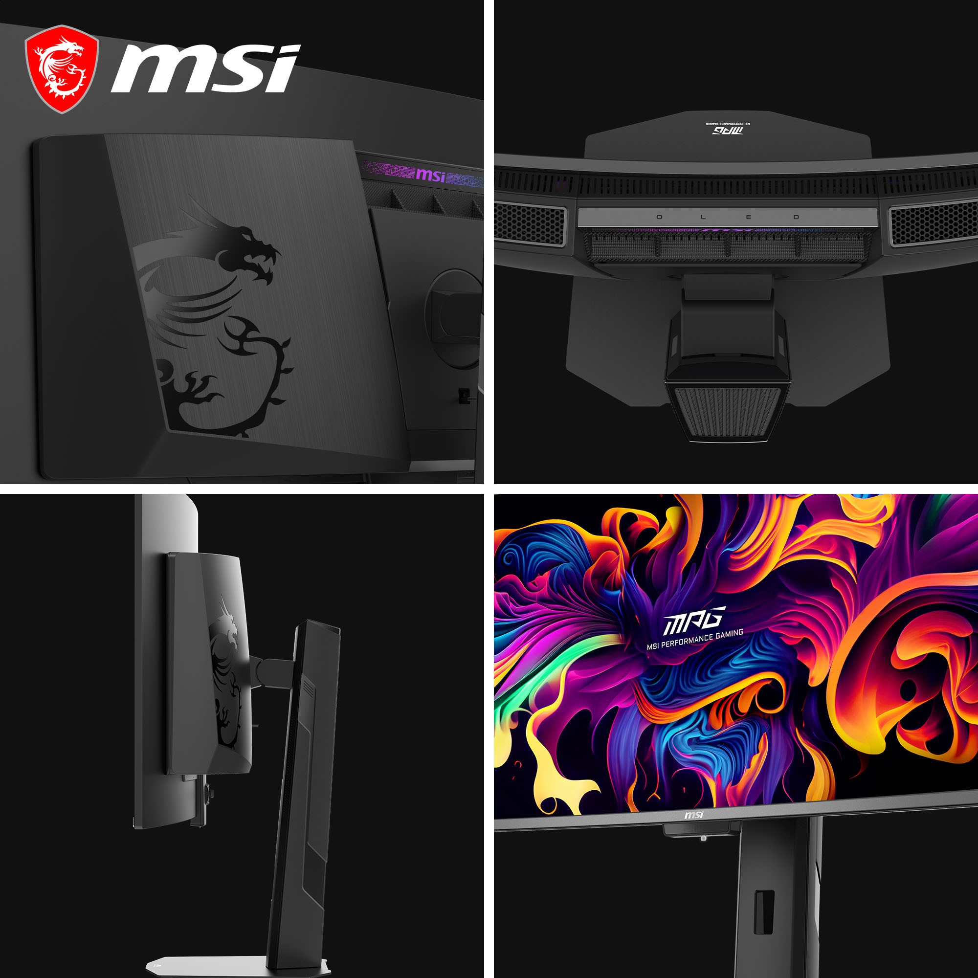 MSI Curved-Gaming-OLED-Monitor »MPG 341CQR QD-OLED X36« 86 cm/34 ″  3440 x 1440 px UWQHD 0,03 Reaktionszeit 360 Hz