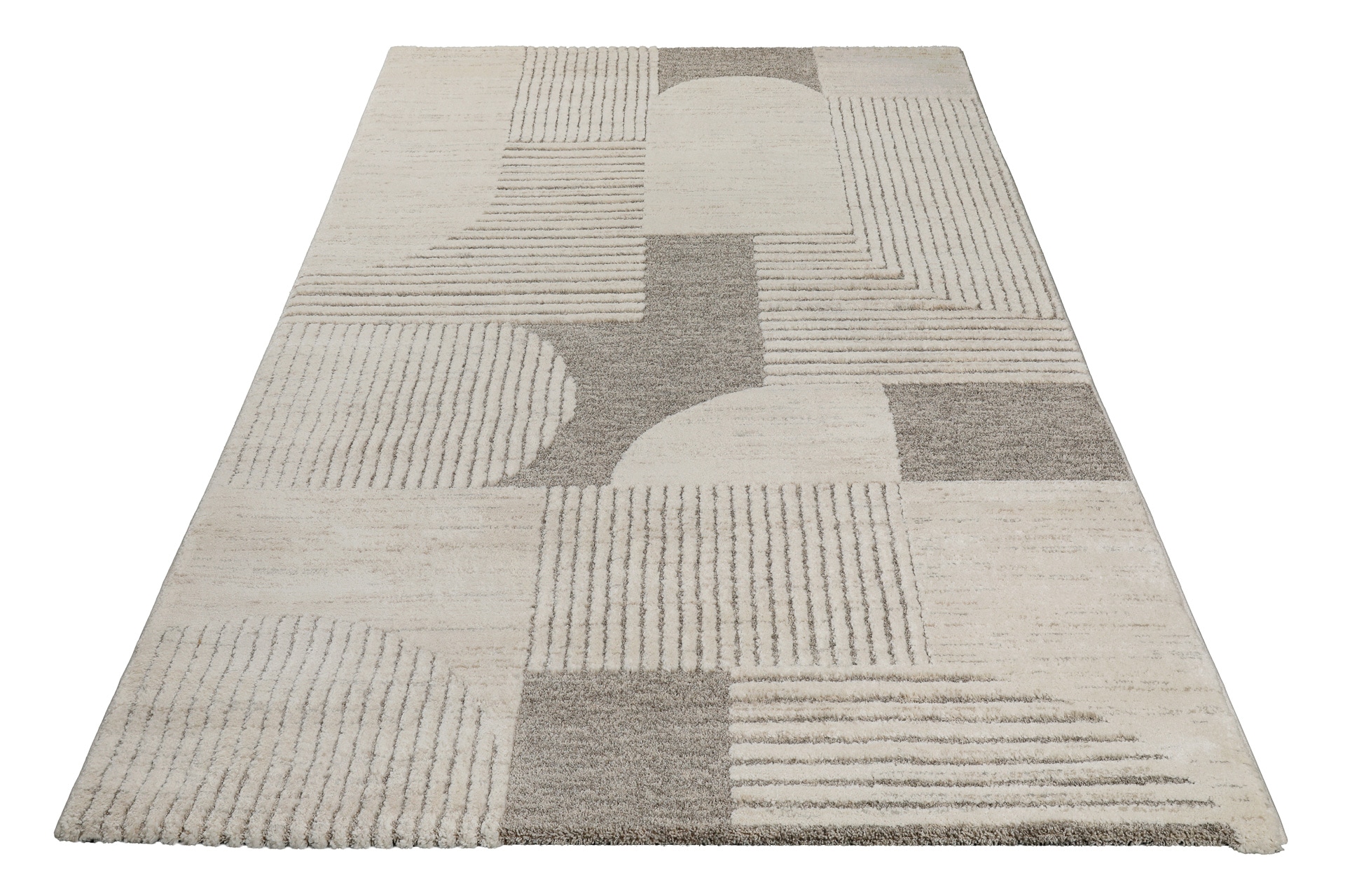 Wecon home Teppich "Mats" rechteckig 18 mm Höhe Gewebt, Hoch-Tief, pflegele günstig online kaufen