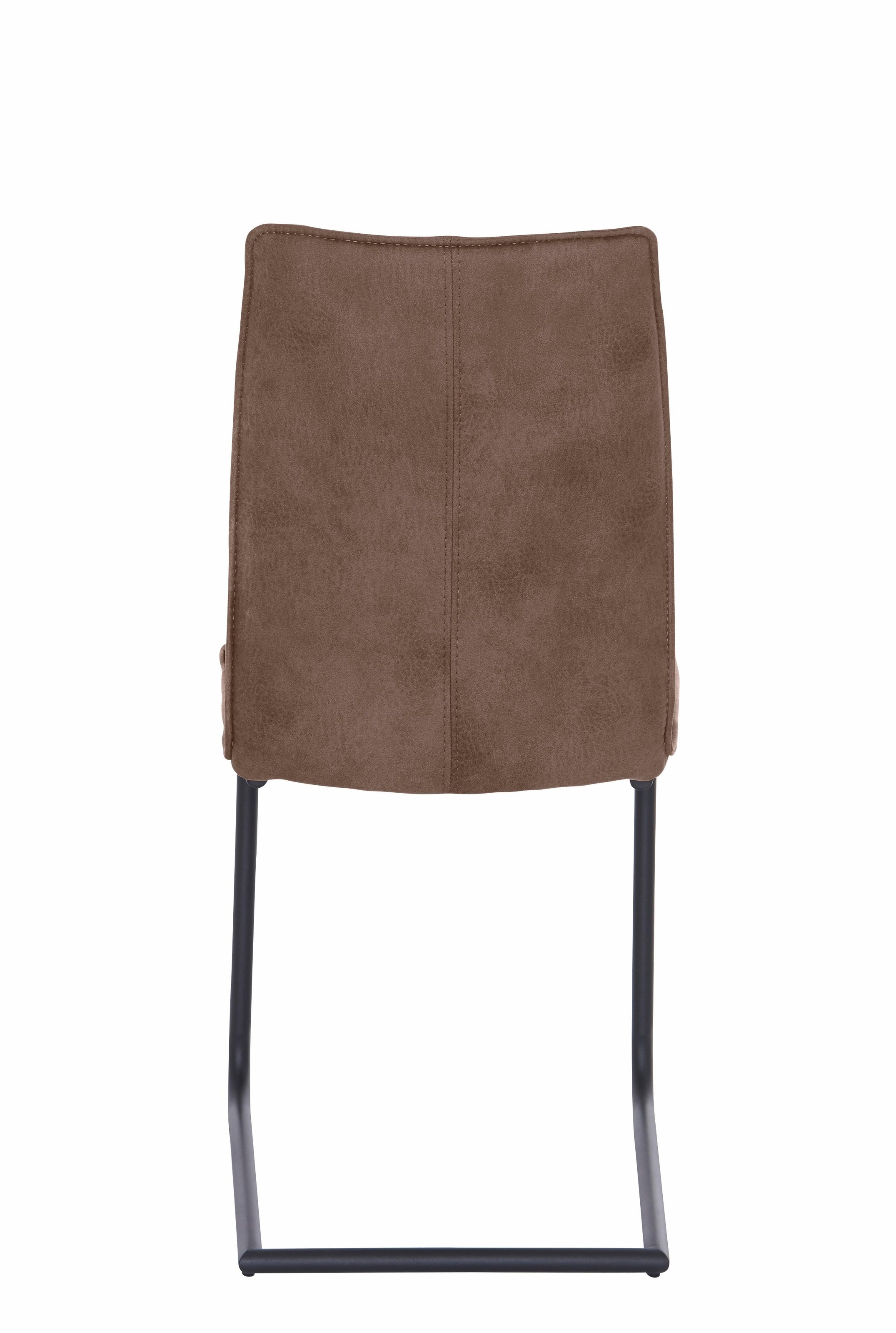 NIEHOFF SITZMÖBEL Freischwinger »Capri«, (Set), 2 St., Microfaser ABERDEEN, Gestell aus Eisen, Bezug in Microfaser oder Leder