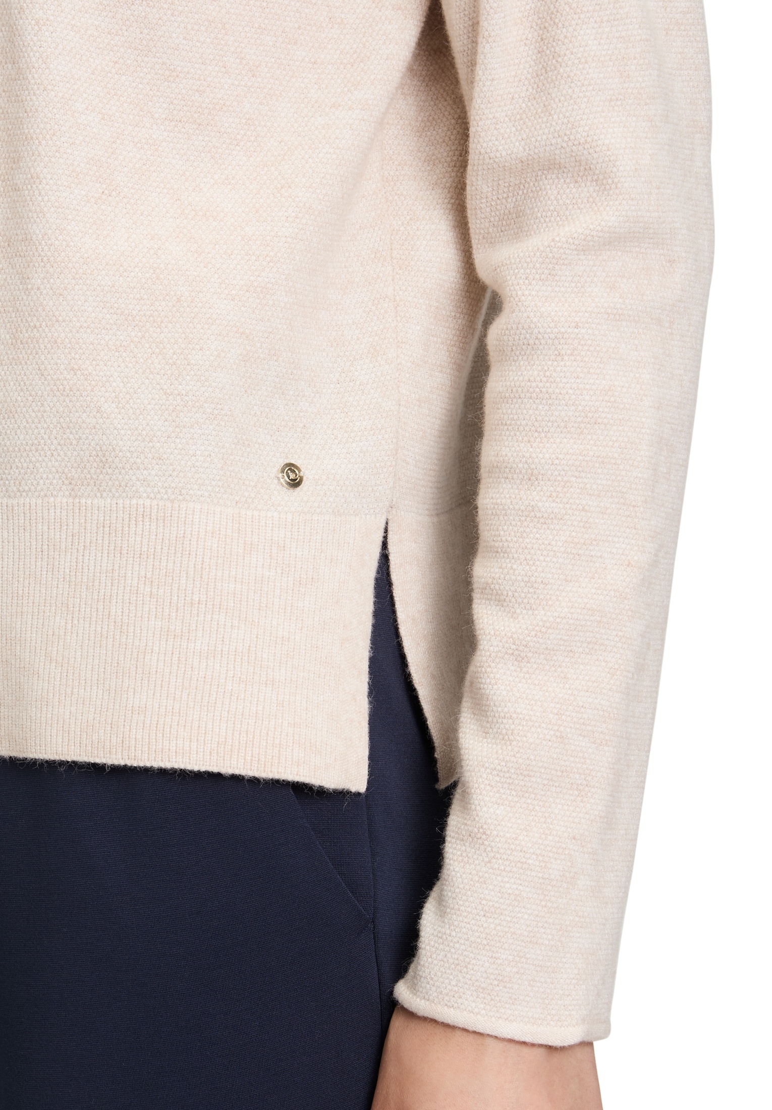 Betty&Co Strickpullover »Betty & Co Damen Strickpullover mit V-Ausschnitt«, (1 tlg.)