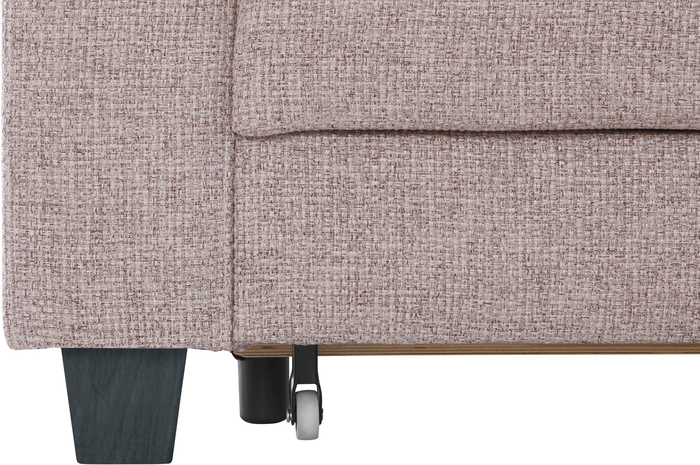 TRENDMANUFAKTUR Ecksofa »Chamber, zeitlos und modern, hoher Sitzkomfort, L-Form«, wahlweise mit Schlaffunktion