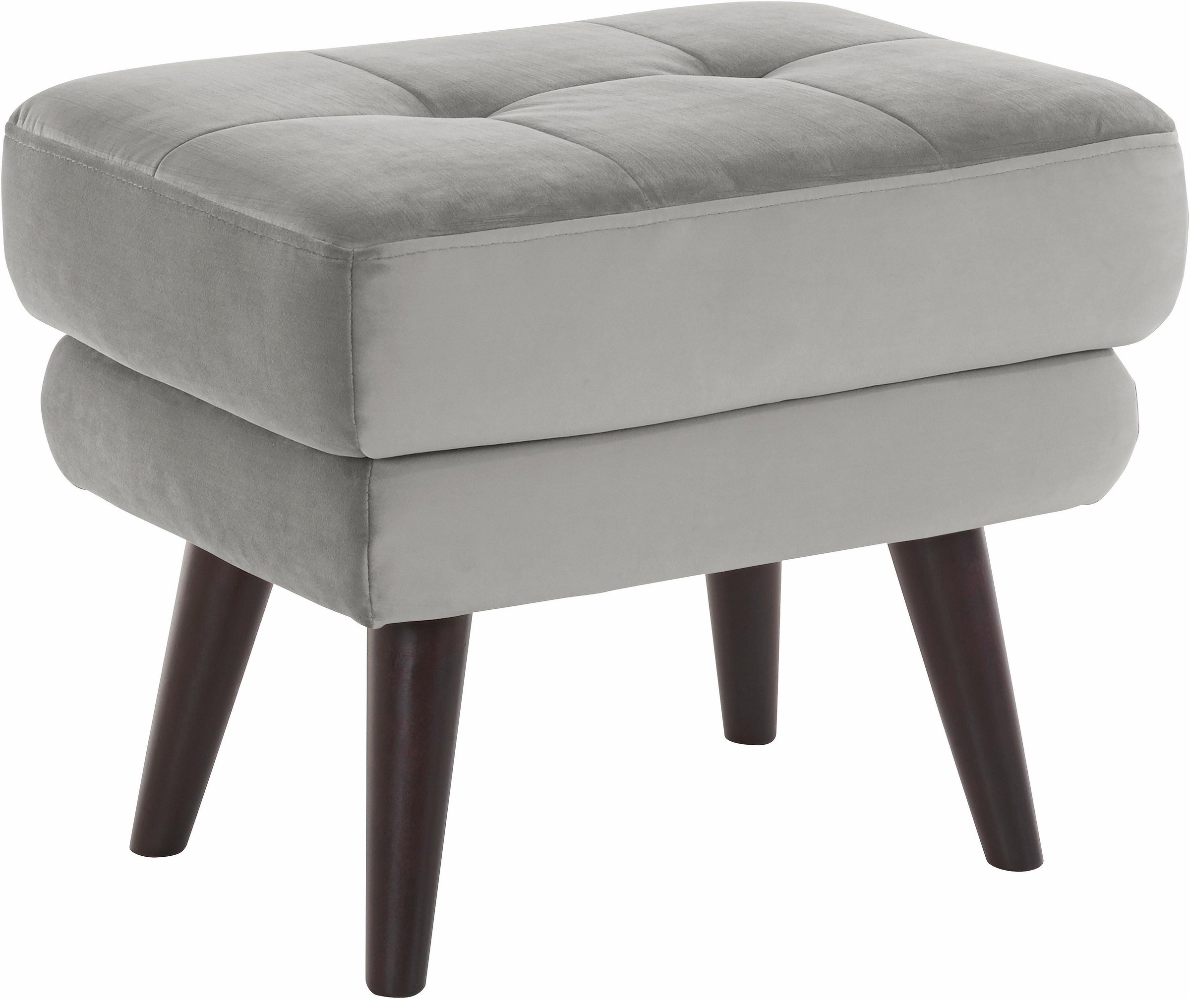 Home affaire Hocker "Hemmink" mit Knopfheftung günstig online kaufen