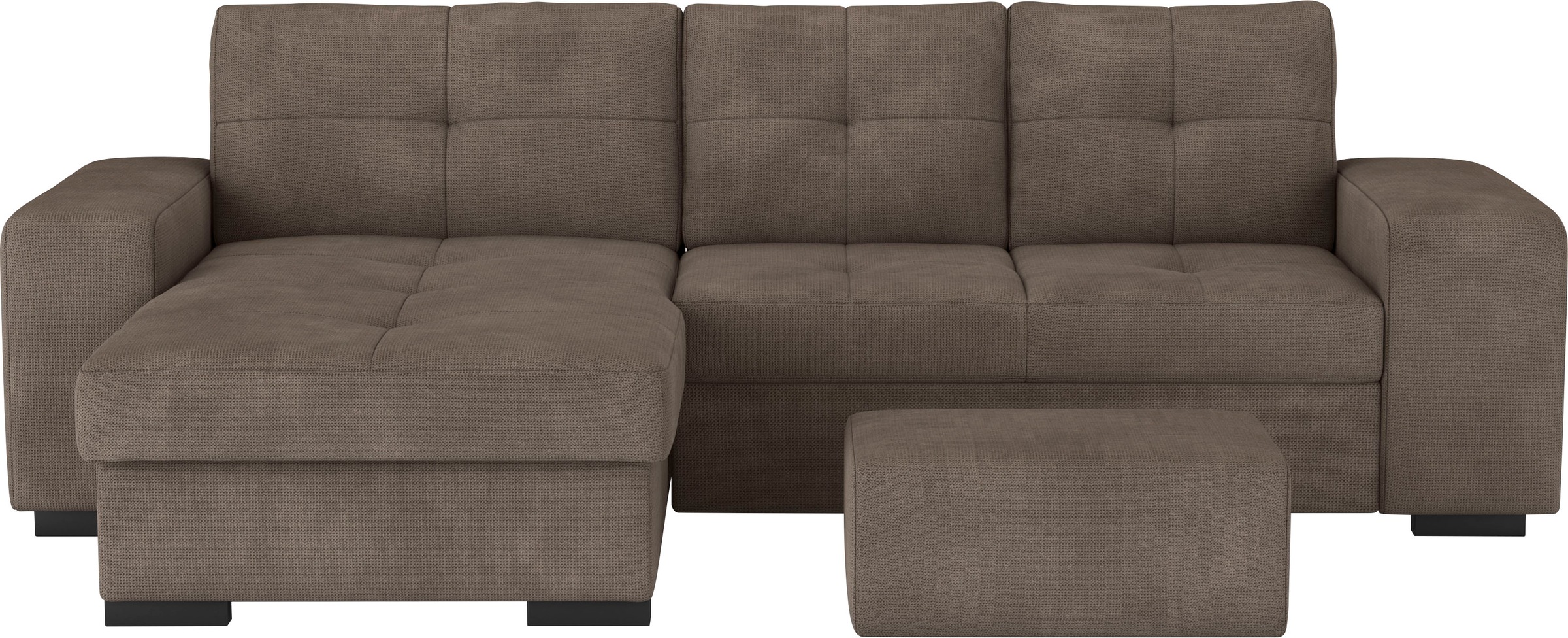 COTTA Ecksofa "Mattina L-Form", mit Hocker, wahlweise mit Bettfunktion & Be günstig online kaufen