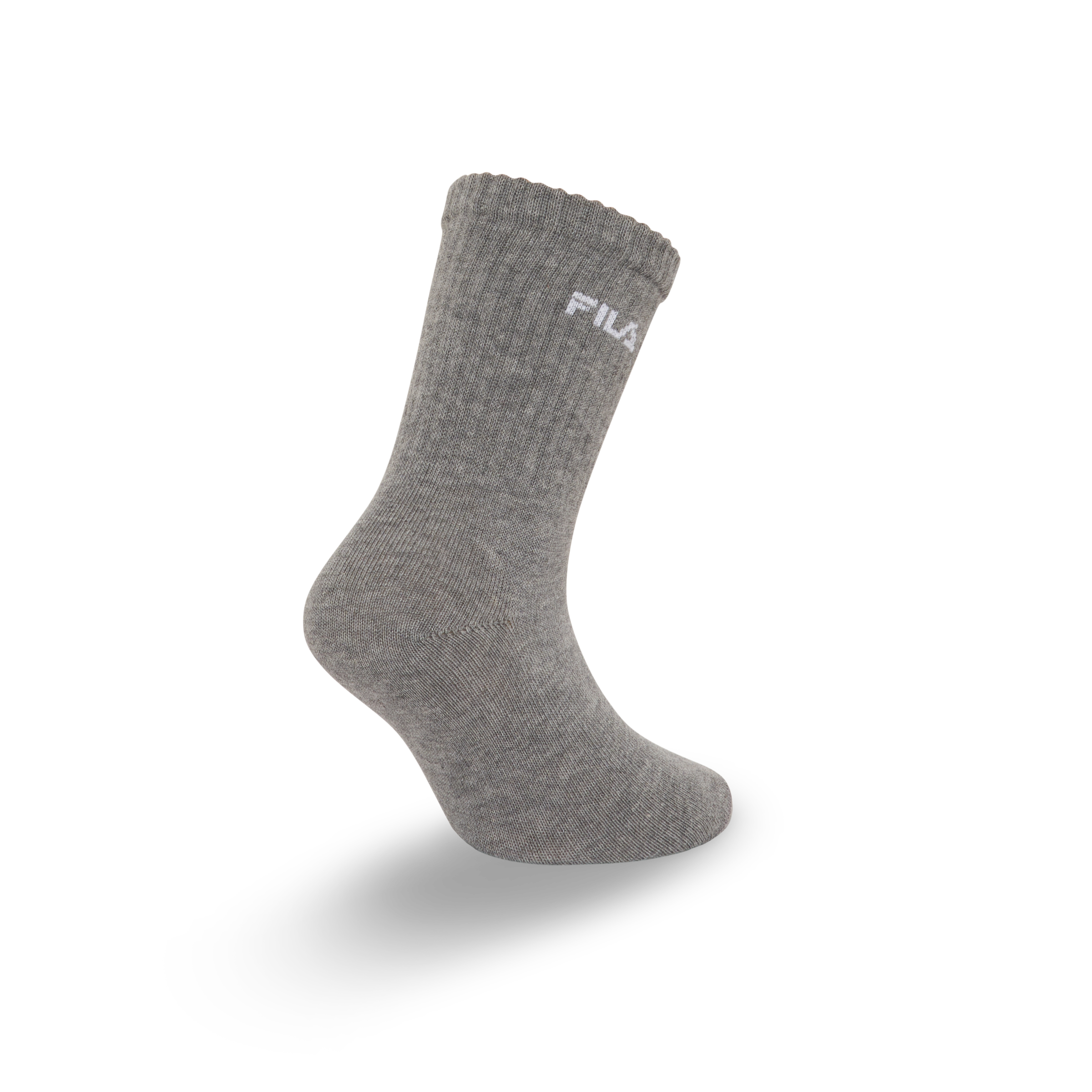 Fila Socken 6 Paar tlg. breites Rippenbündchen, Cotton-Mix, Unisex