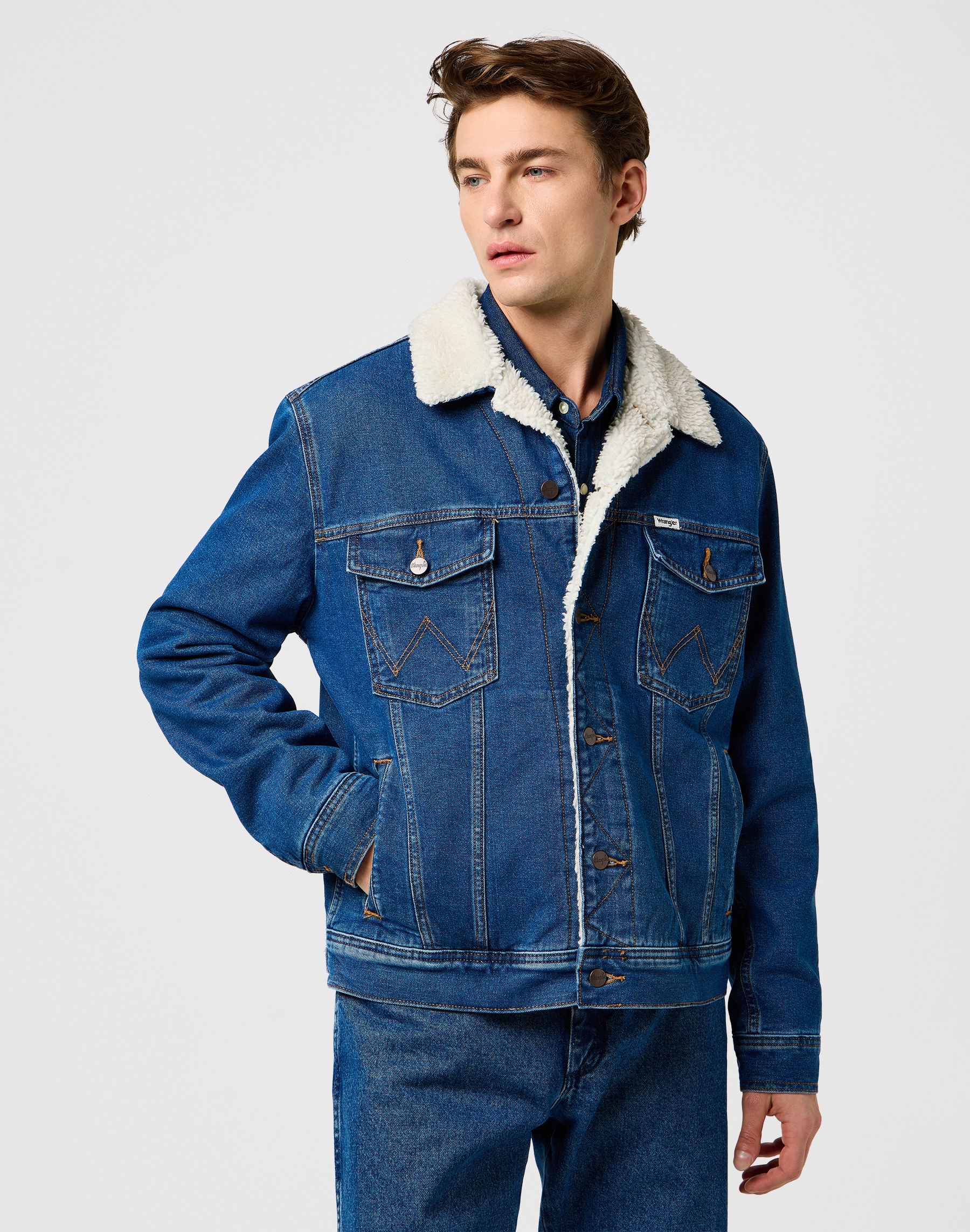 Wrangler Jeansjacke "WESTERN DENIM JACKET" günstig online kaufen