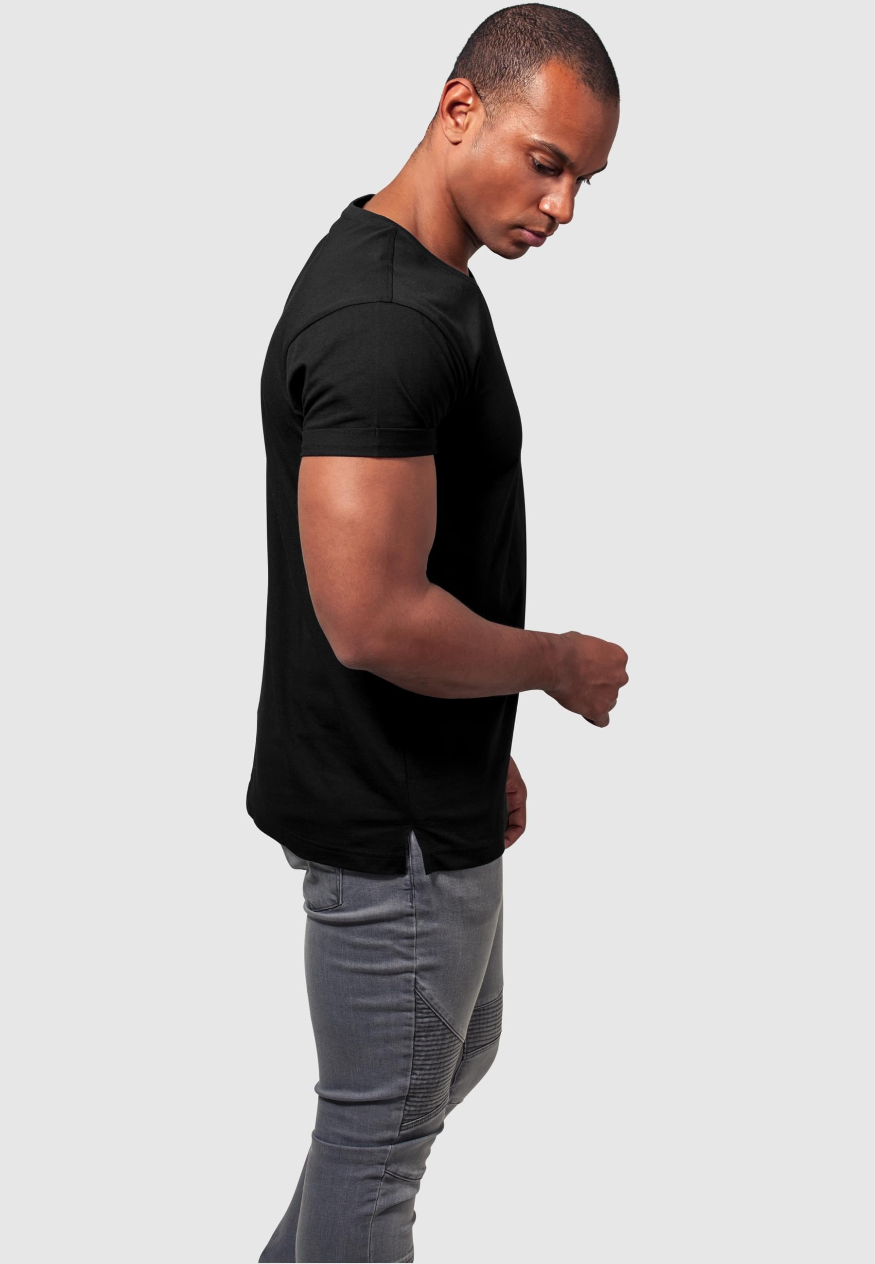 URBAN CLASSICS T-Shirt »Urban Classics Herren Turnup Tee«, (1 tlg.)