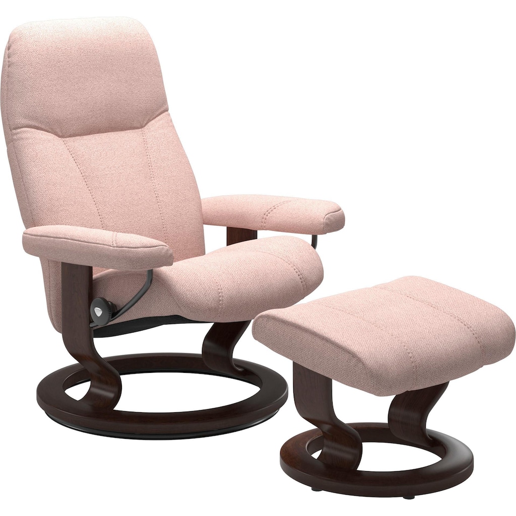 Stressless® Relaxsessel »Consul«, (Set, Relaxsessel mit Hocker)