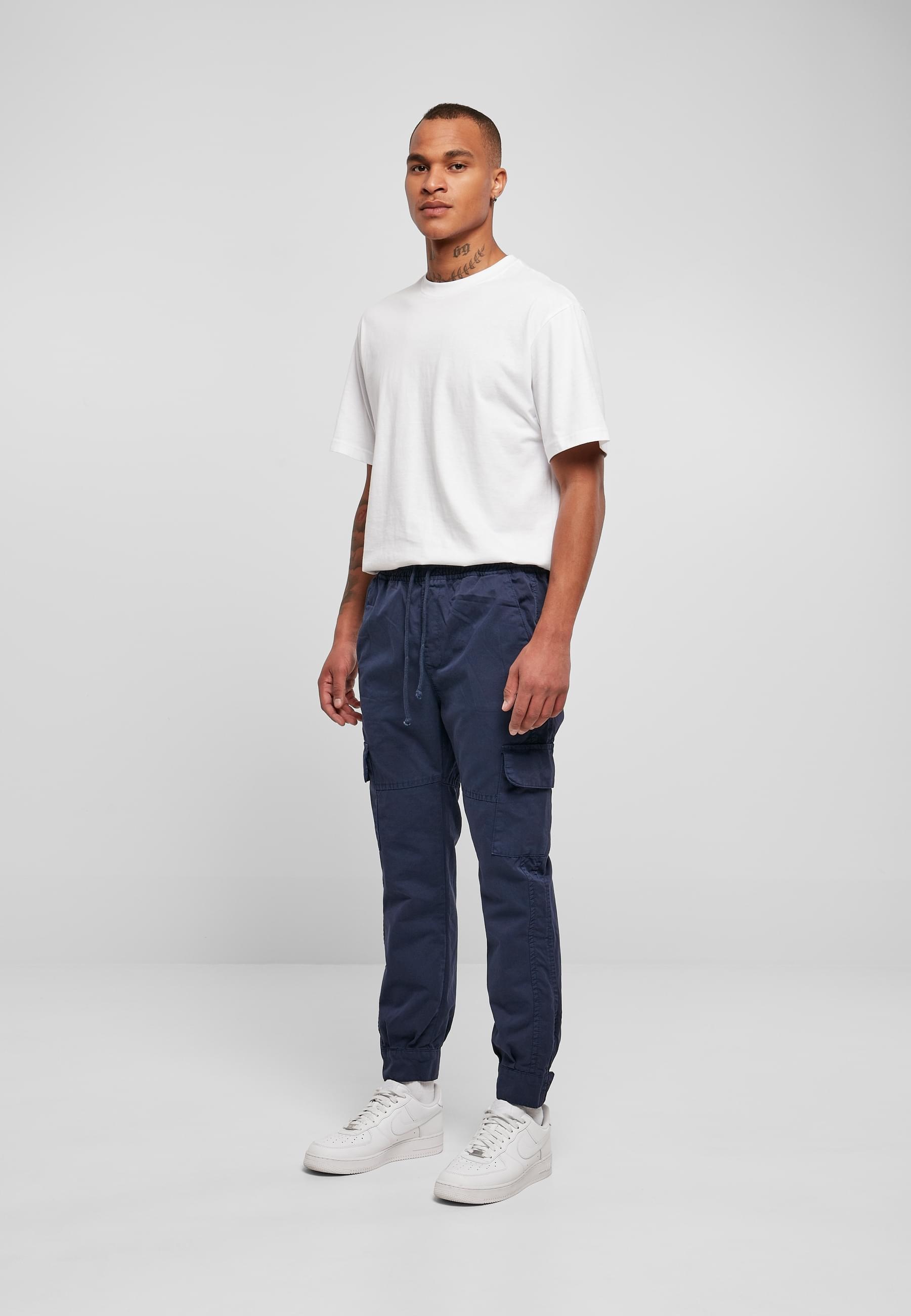 URBAN CLASSICS Cargohose »Urban Classics Herren Military Jogg Pants«, (1 tlg.)