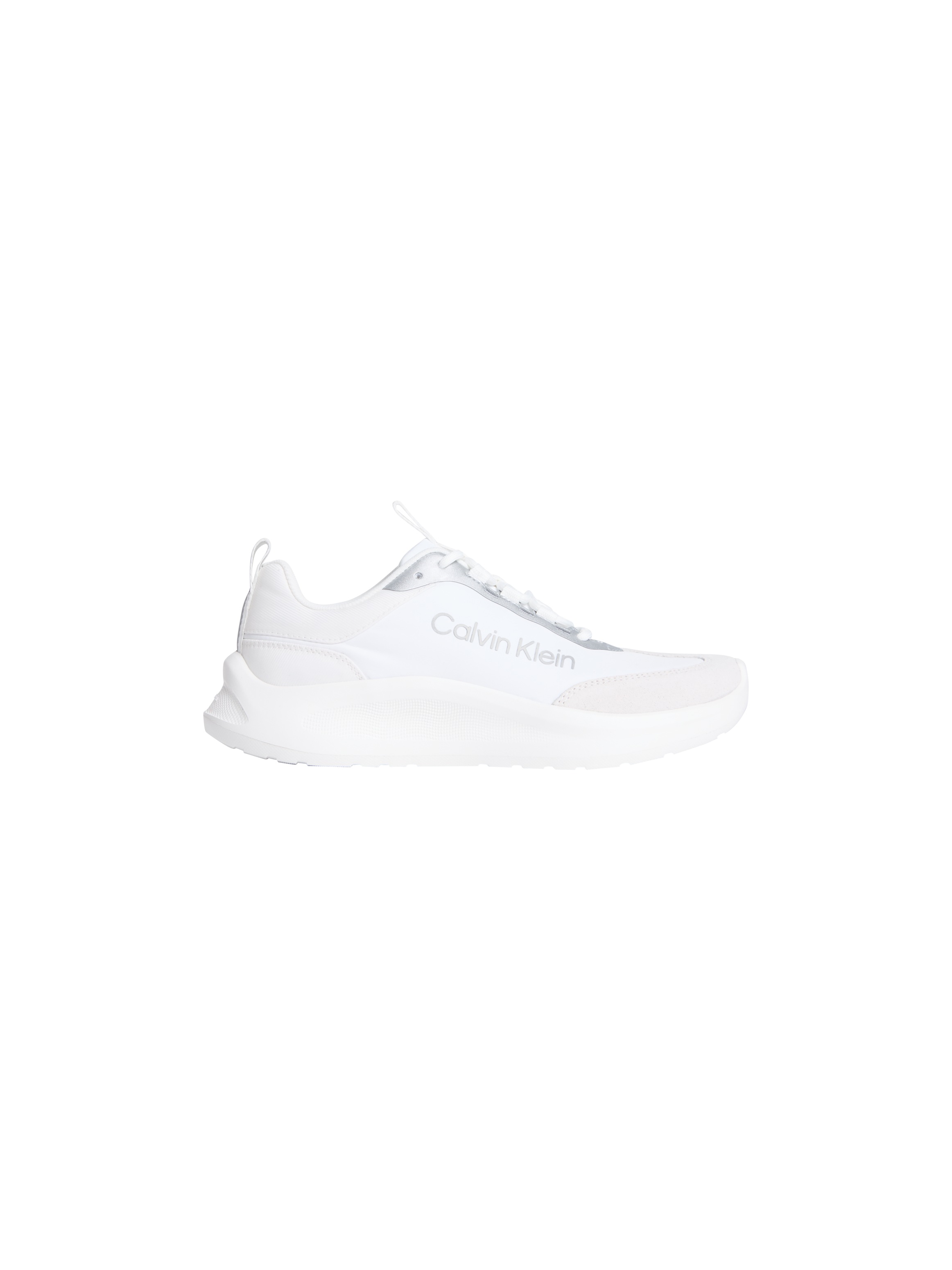Calvin Klein Baskets Light Eva Runner Nyl-sue Bright White / Silver EU 38 Femme 3