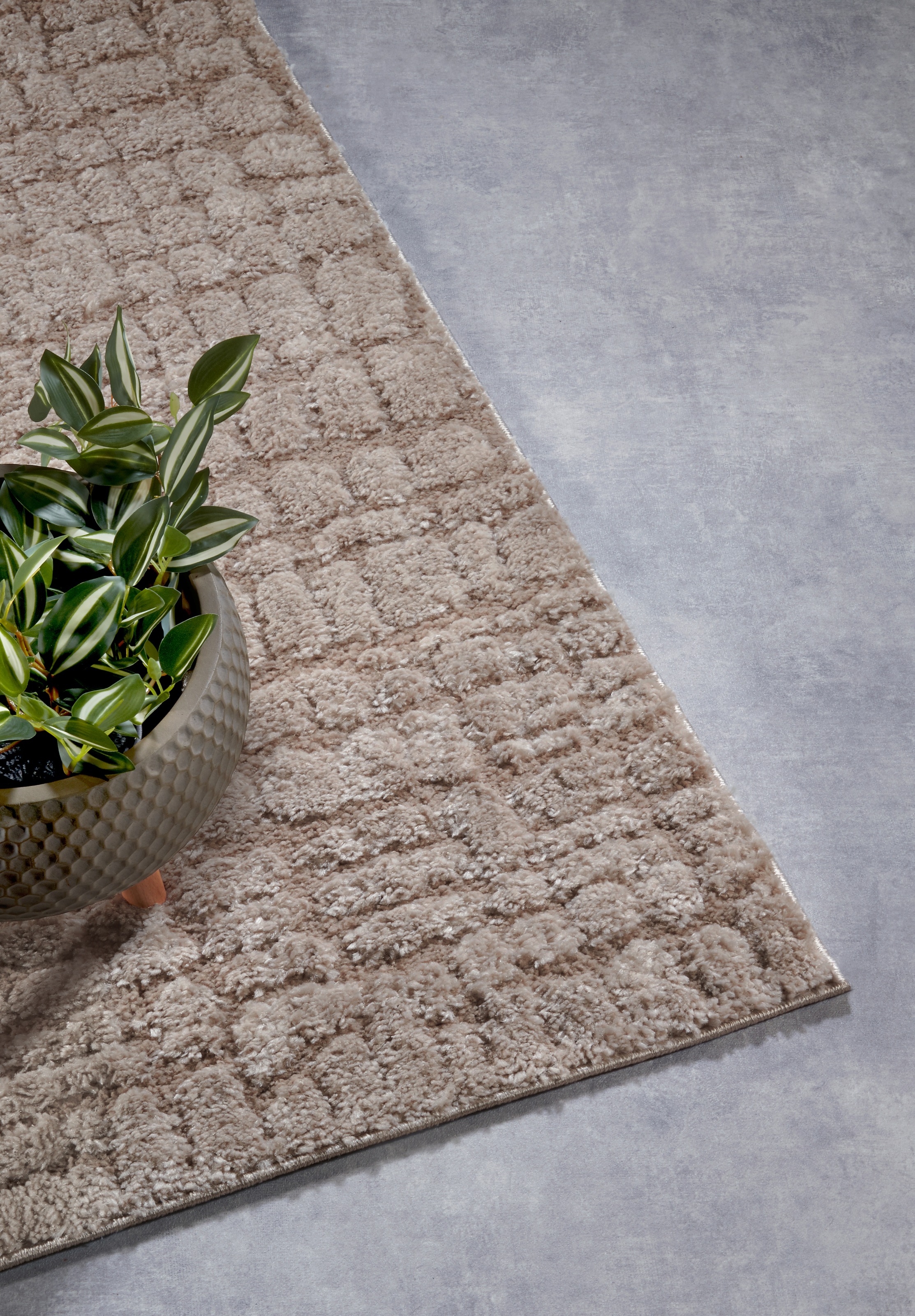 ELLE DECORATION Designteppich »Artistique«, rechteckig, 18 mm Höhe, Hochflor, Shaggy, Läufer, weich, Langflor, modern, Hoch Tief Effekt