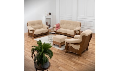 Max Winzer® Sessel »Texas«, mit dekorativem Holzgestell kaufen