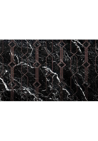 Komar Vliestapete »Marble Black« 400x250 cm ...