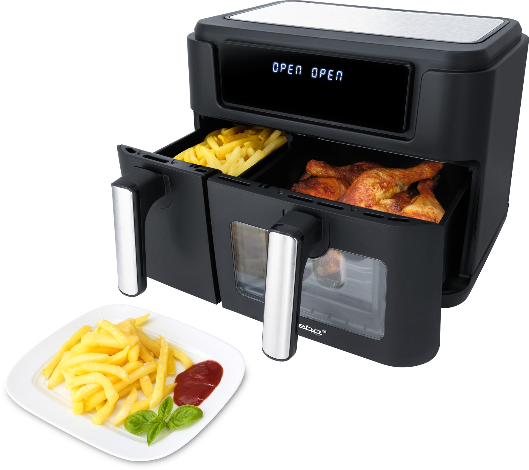 Steba Heißluftfritteuse »HF 9500 DUO«, 2400 W