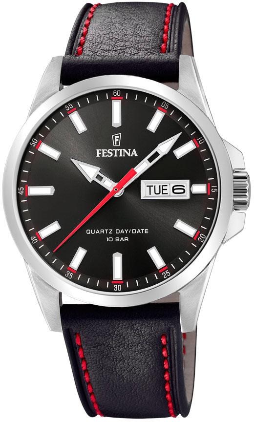 Festina Quarzuhr »F20358/4« Armbanduhr Herrenu...