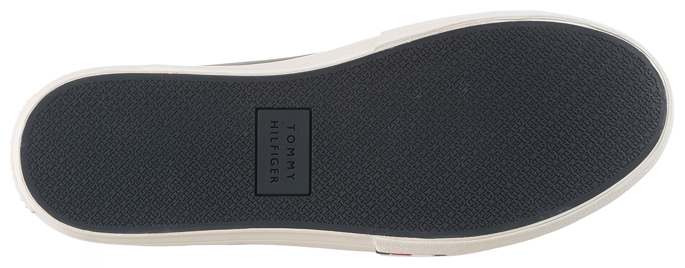 Tommy Hilfiger Sneaker »TH HI VULC LTH STREET«, Freizeitschuh, Halbschuh, Schnürer mit weich gepolstertem Schaftrand