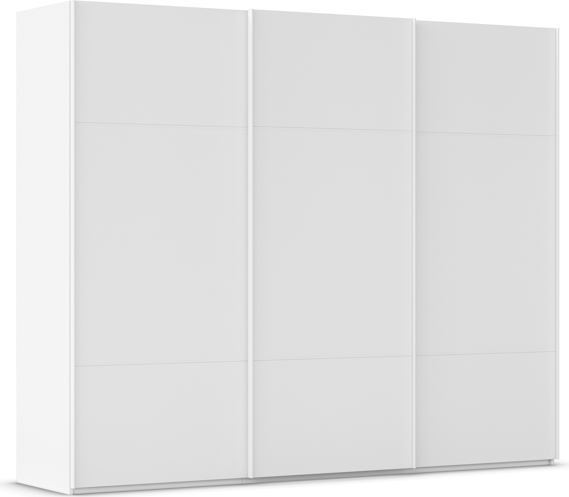 rauch 1100000002199 "Kleiderschrank Schrank Garderobe Schlafzimmerschrank SCALE-TRIO" edle dreigeteilte Front, 2 Zierleisten in Griff-Farbe MADE IN GERMANY