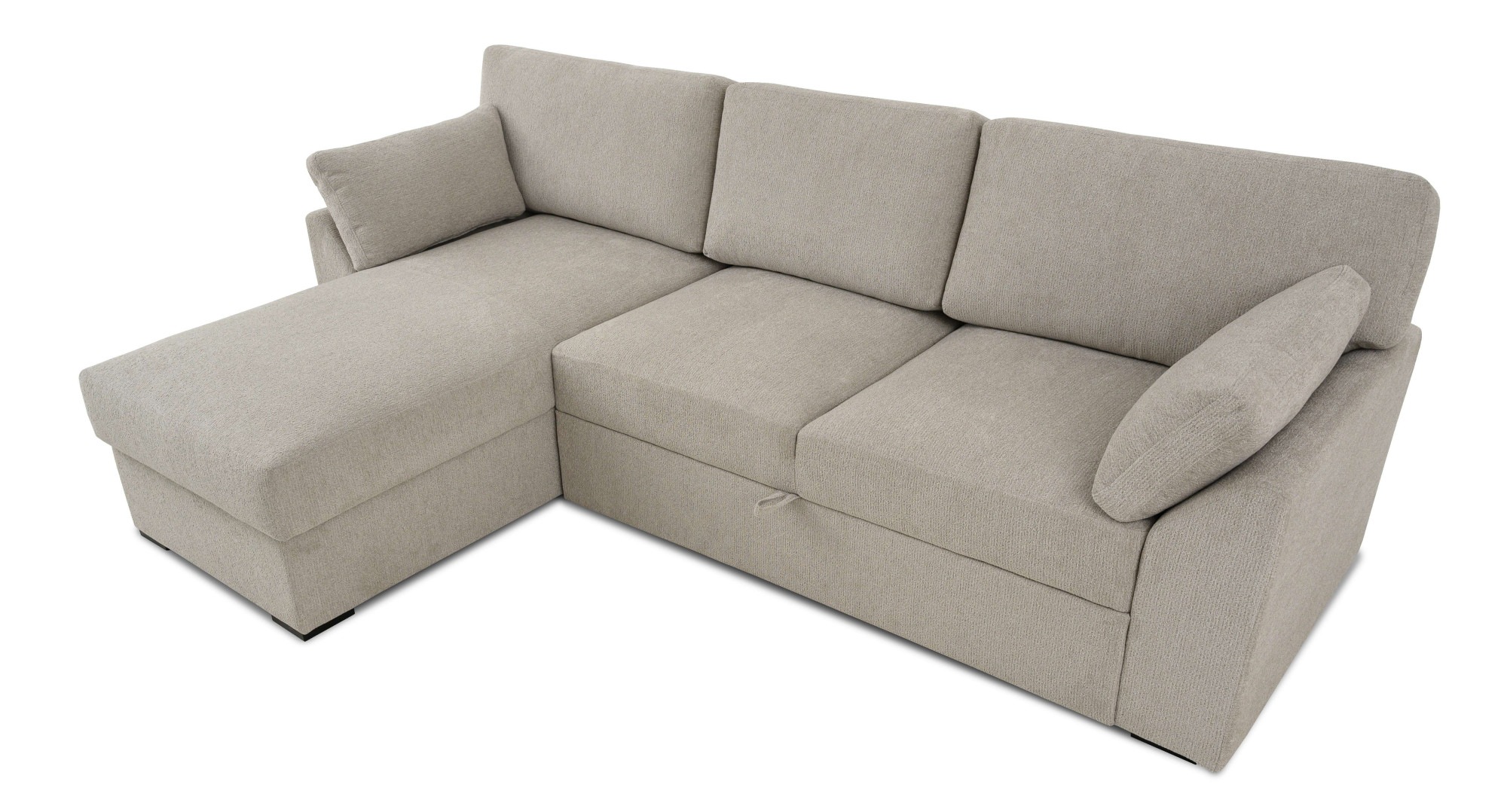 Home affaire Ecksofa »Citry«, Breite 246 cm, Chenille, Bettfunktion, Bettkasten, L-Form