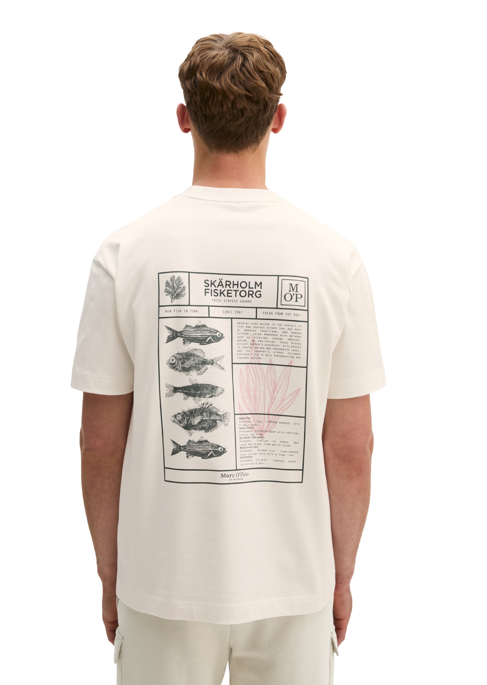 Marc O'Polo T-Shirt »mit maritimer Rückenprint«
