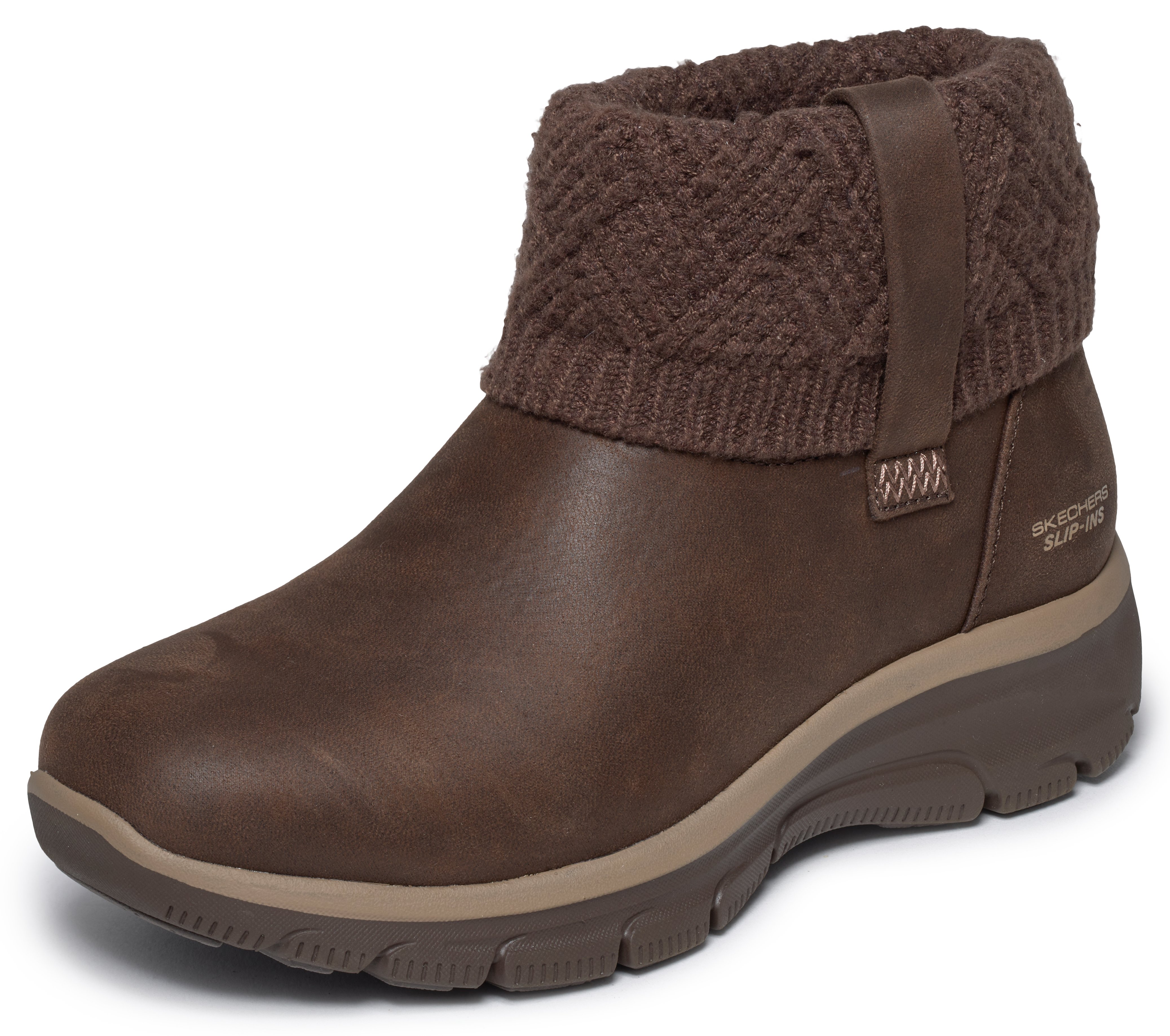 Skechers Winterboots "EASY GOING-" Winterstiefelette, Boots mit Strickeinsatz am Schaft