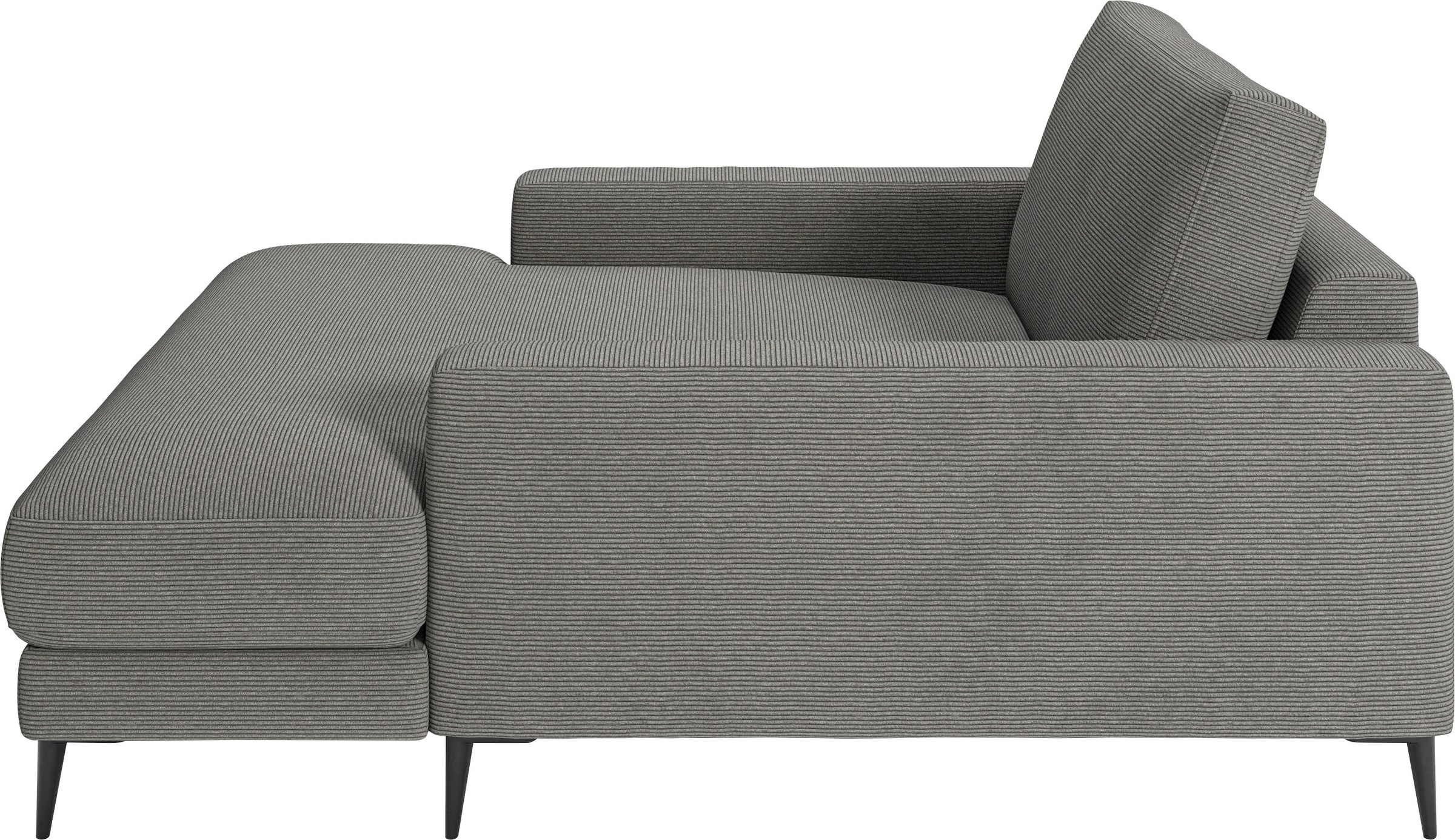INOSIGN Chaiselongue »Downtown Loungemöbel zum Relaxen, B/T/H: 132/170/84 cm«, auch in Bouclé, Cord und Easy care - leicht mir Wasser zu reinigen