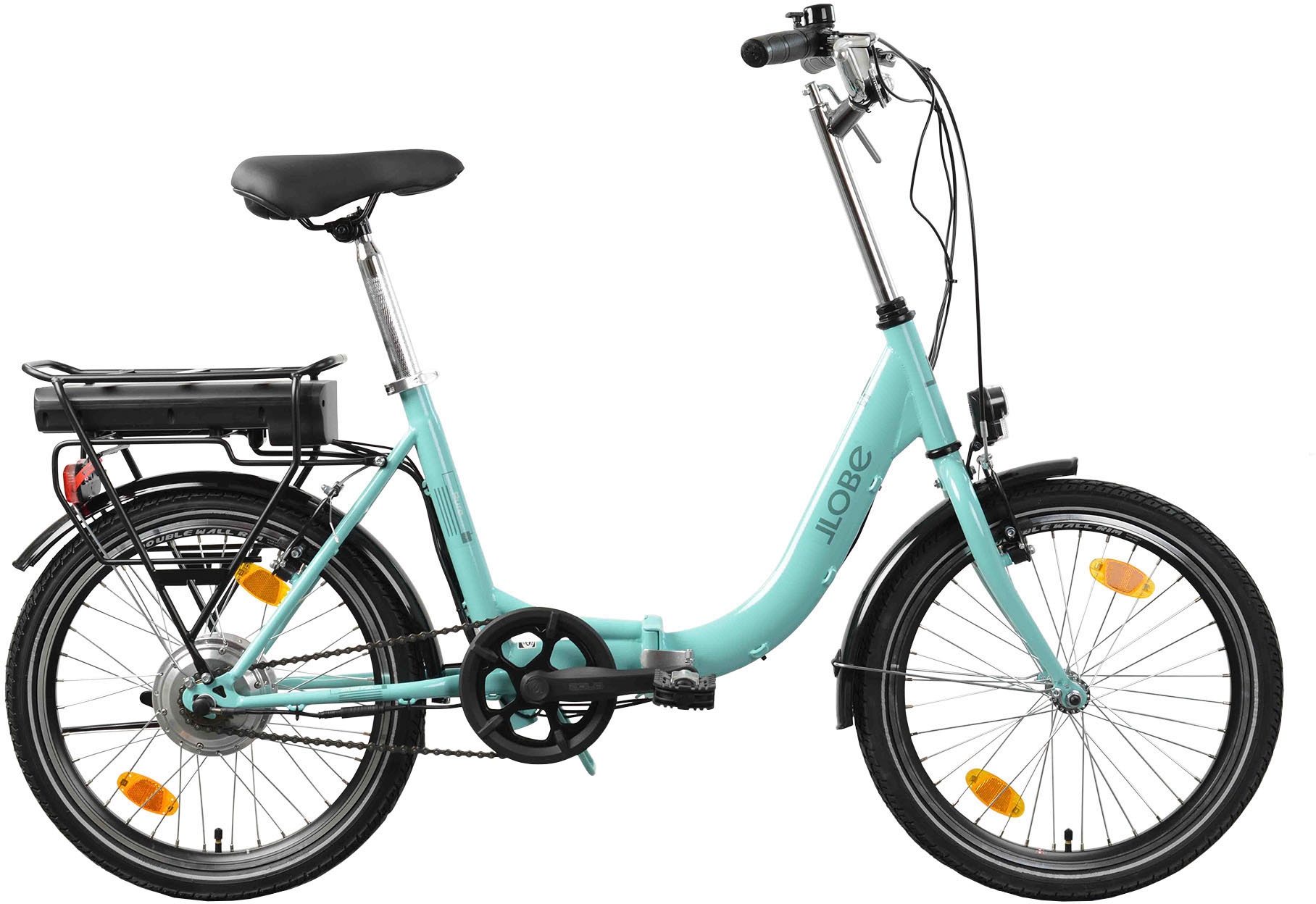 Llobe E-Bike »Elektro Faltrad 20" Pure lichtgrün«, Heckmotor 250 W