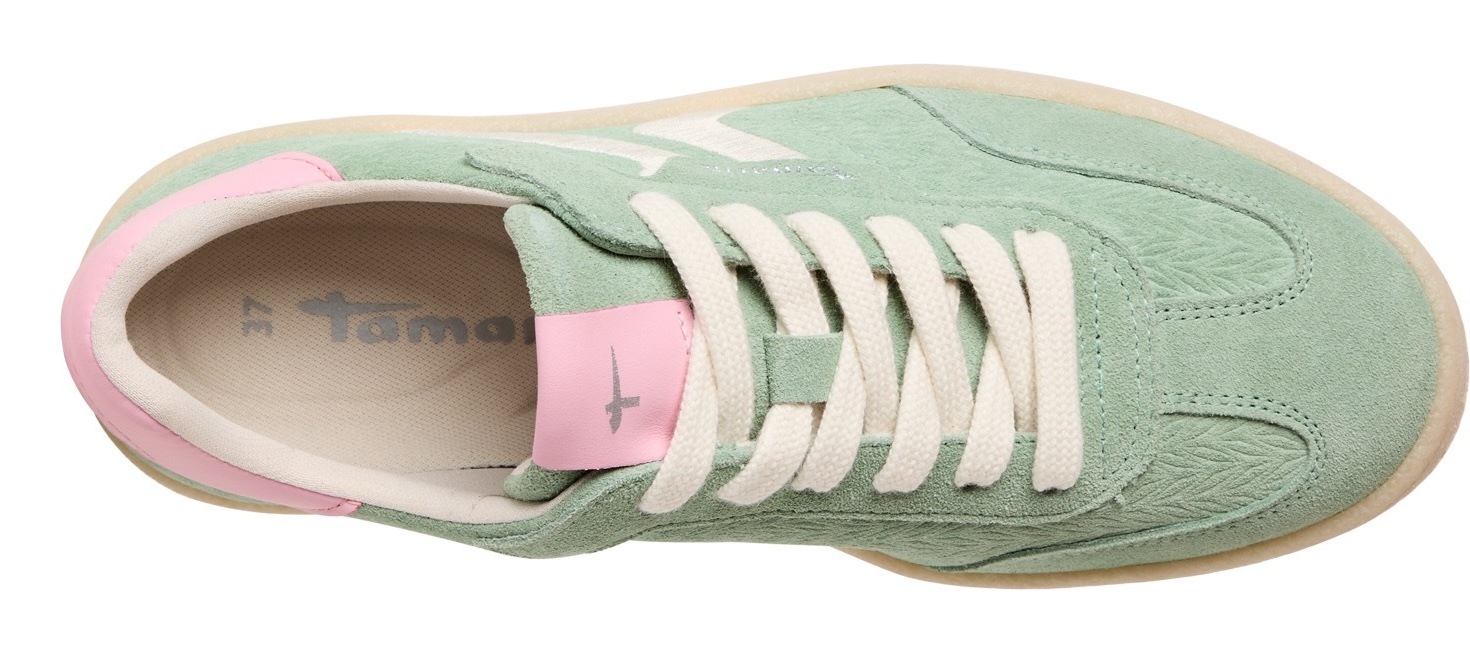 Tamaris Plateausneaker, Freizeitschuh, Halbschuh, Schnürschuh mit gepolstertem Schaftrand