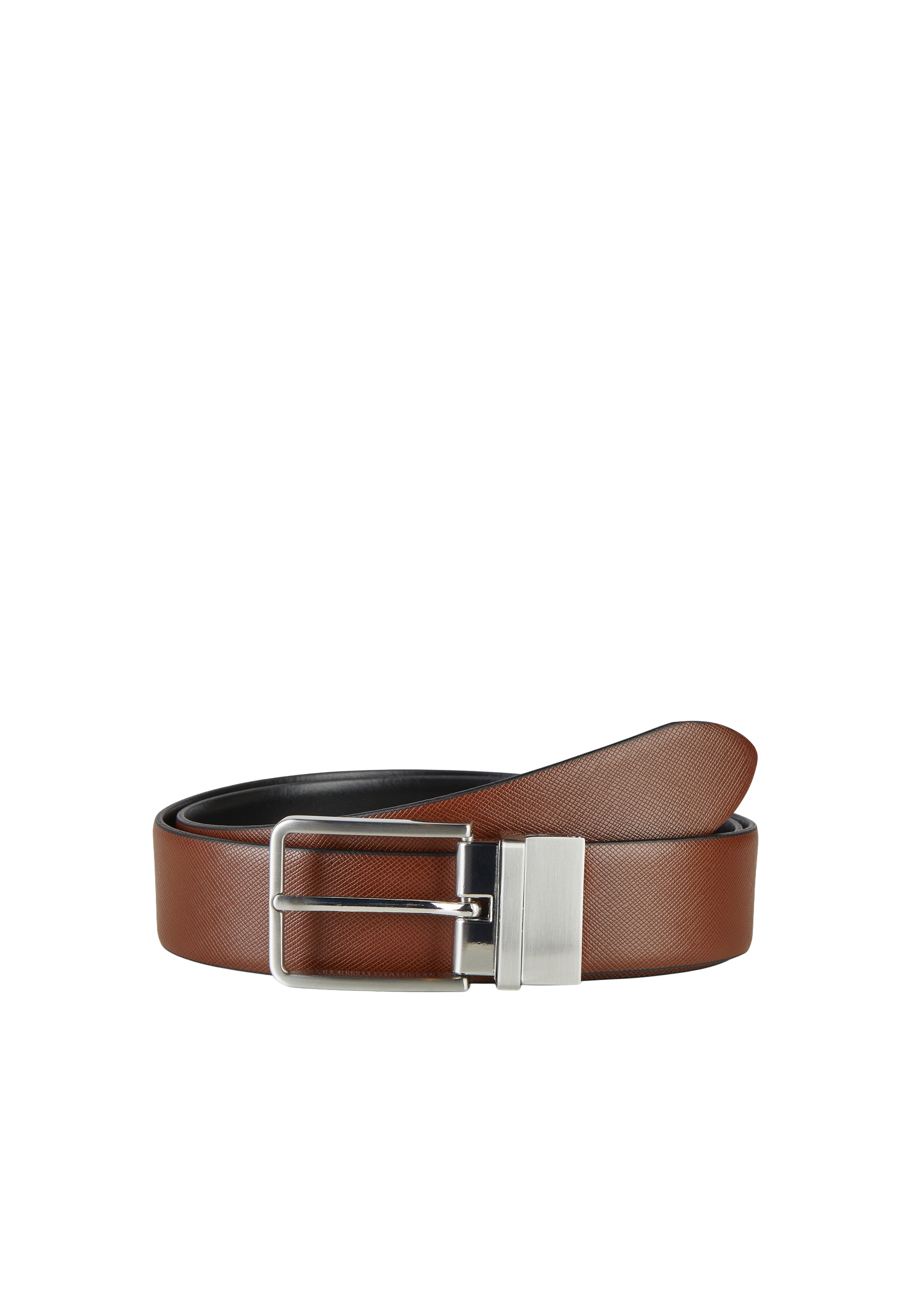 Ledergürtel LLOYD MEN’S BELTS "Lloyd Belts Wendegürtel 0406 Wendegürtel", Damen, Gr. 110, whisky, schwarz, Leder, Gürtel Ledergürtel 2