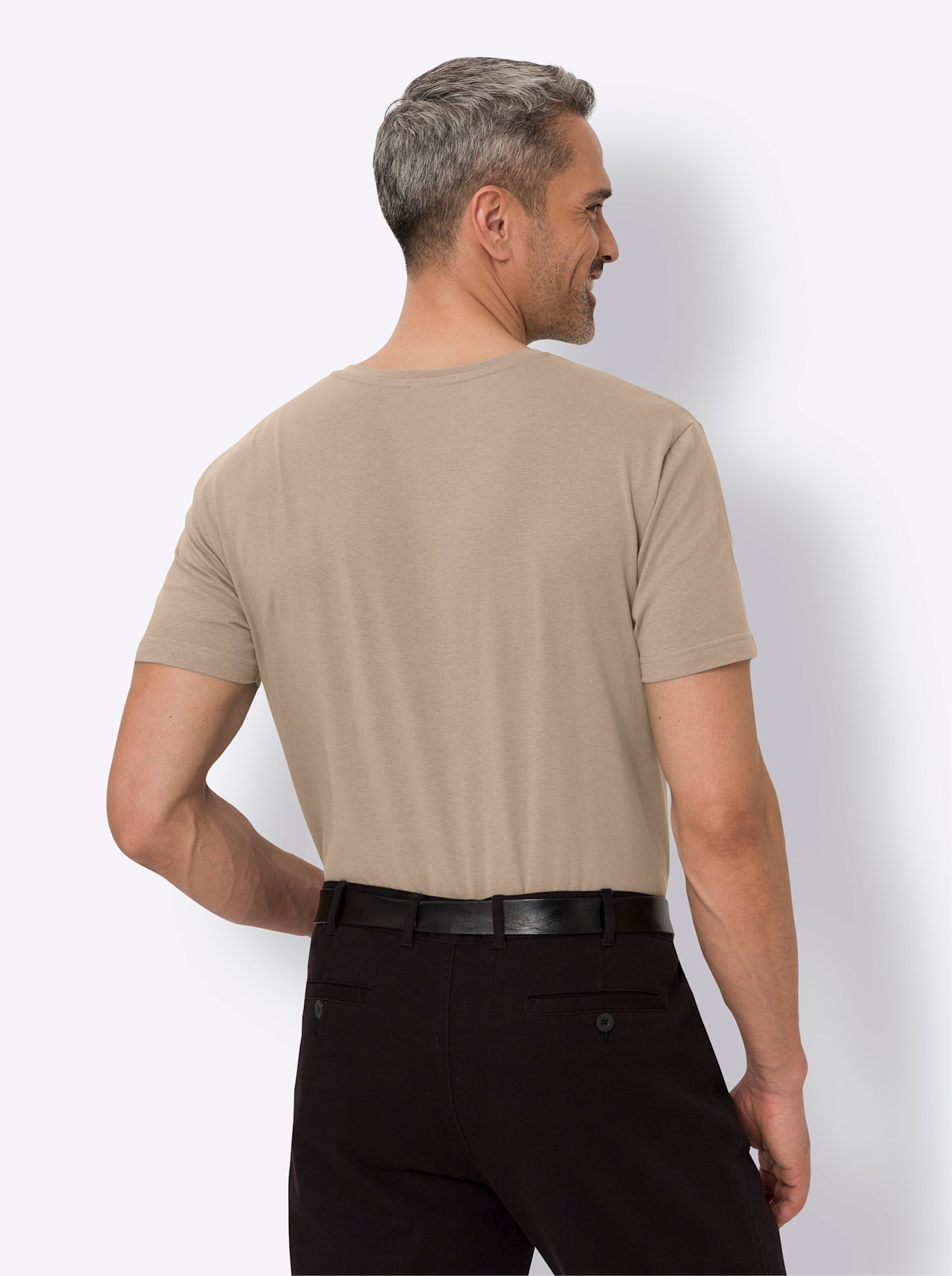 Classic Rundhalsshirt »Rundhals-Shirt«, (1 tlg.)