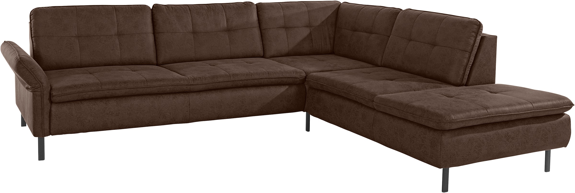 INOSIGN Ecksofa »Birkholm L-Form«, Armlehnverstellung, auch in Easy Clean Bezug - mit Wasser zu reinigen
