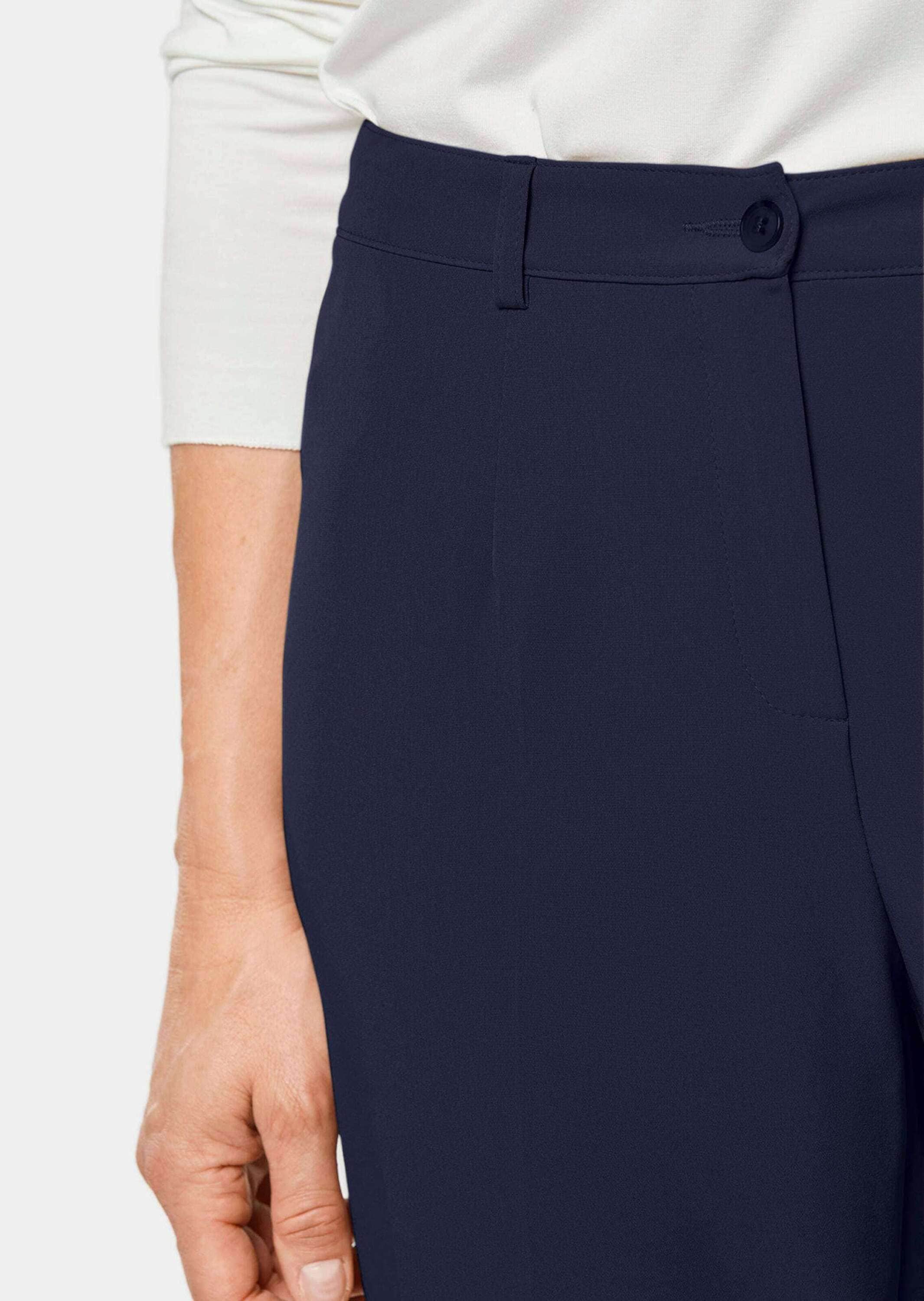 GOLDNER Stoffhose »Hose Hose mit Gürtelschlaufen in pflegeleichter Qualität«