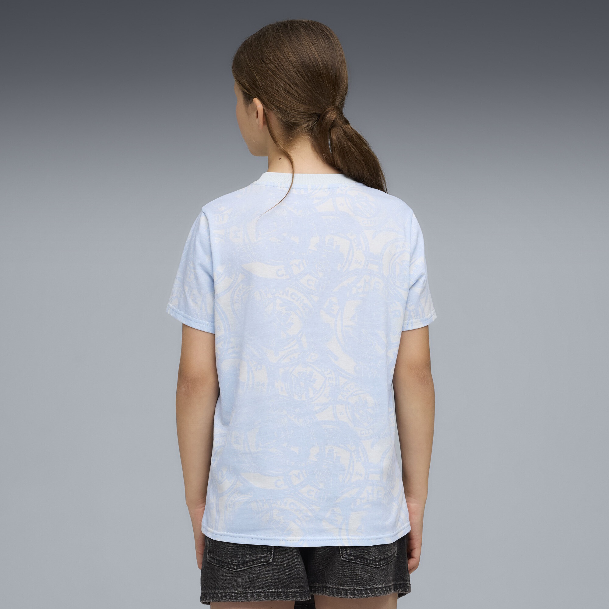 PUMA T-Shirt »Manchester City FtblCulture T-Shirt mit Allover-Print Jungen«