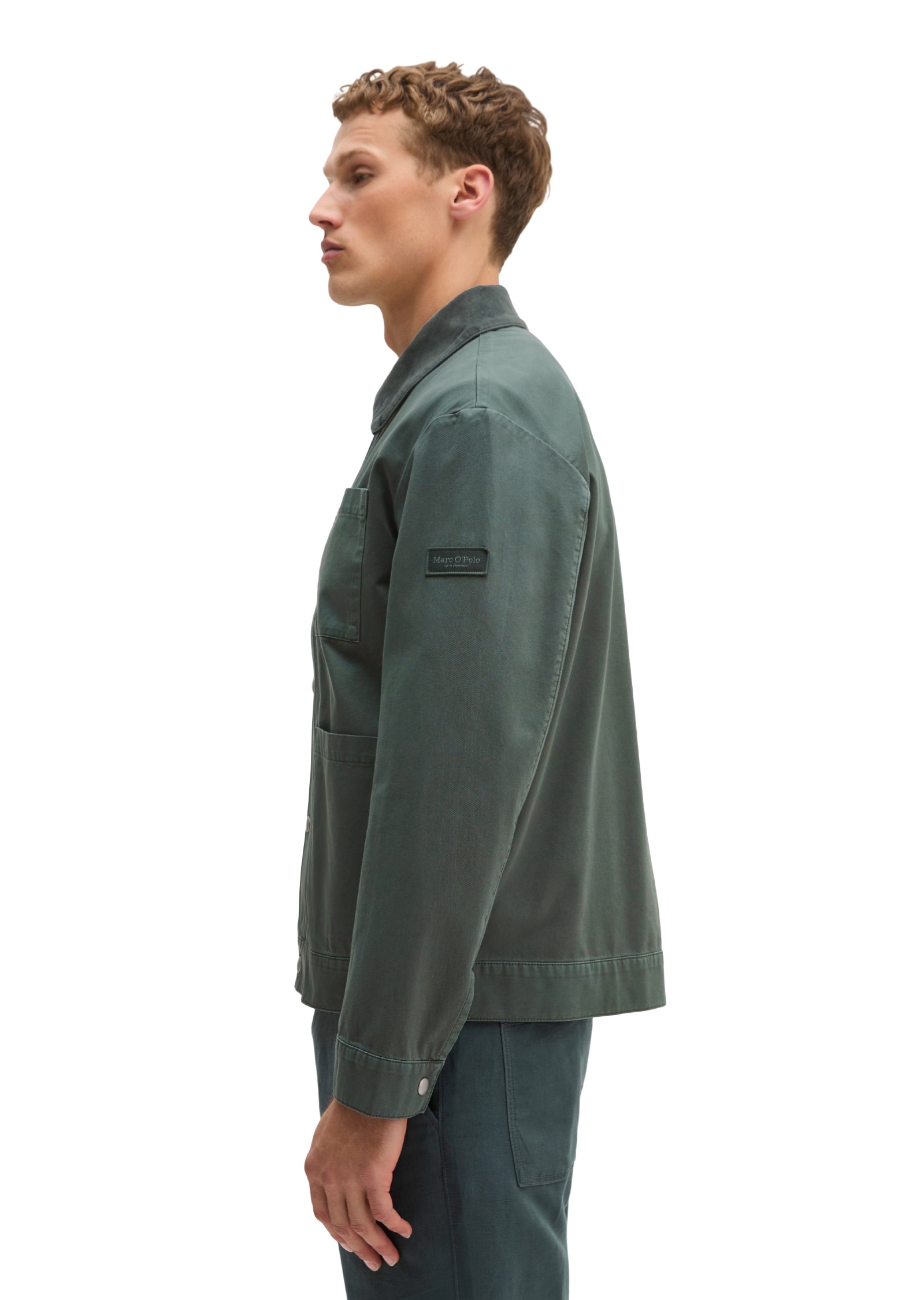 Marc O'Polo Outdoorjacke »mit Cordkragen«