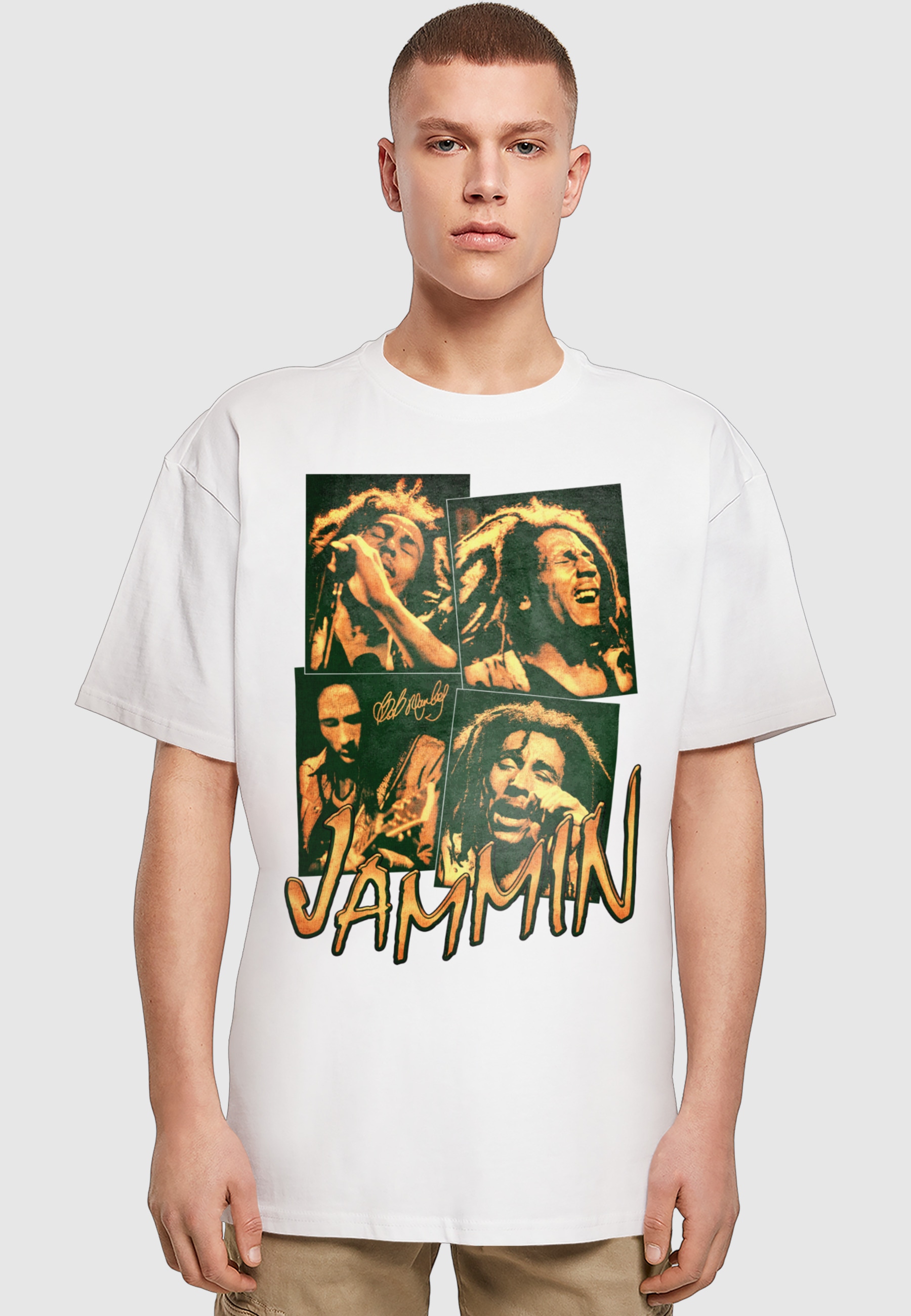 Merchcode T-Shirt »Merchcode Bob Marley Jammin Live Oversize Tee« 1 Stk.