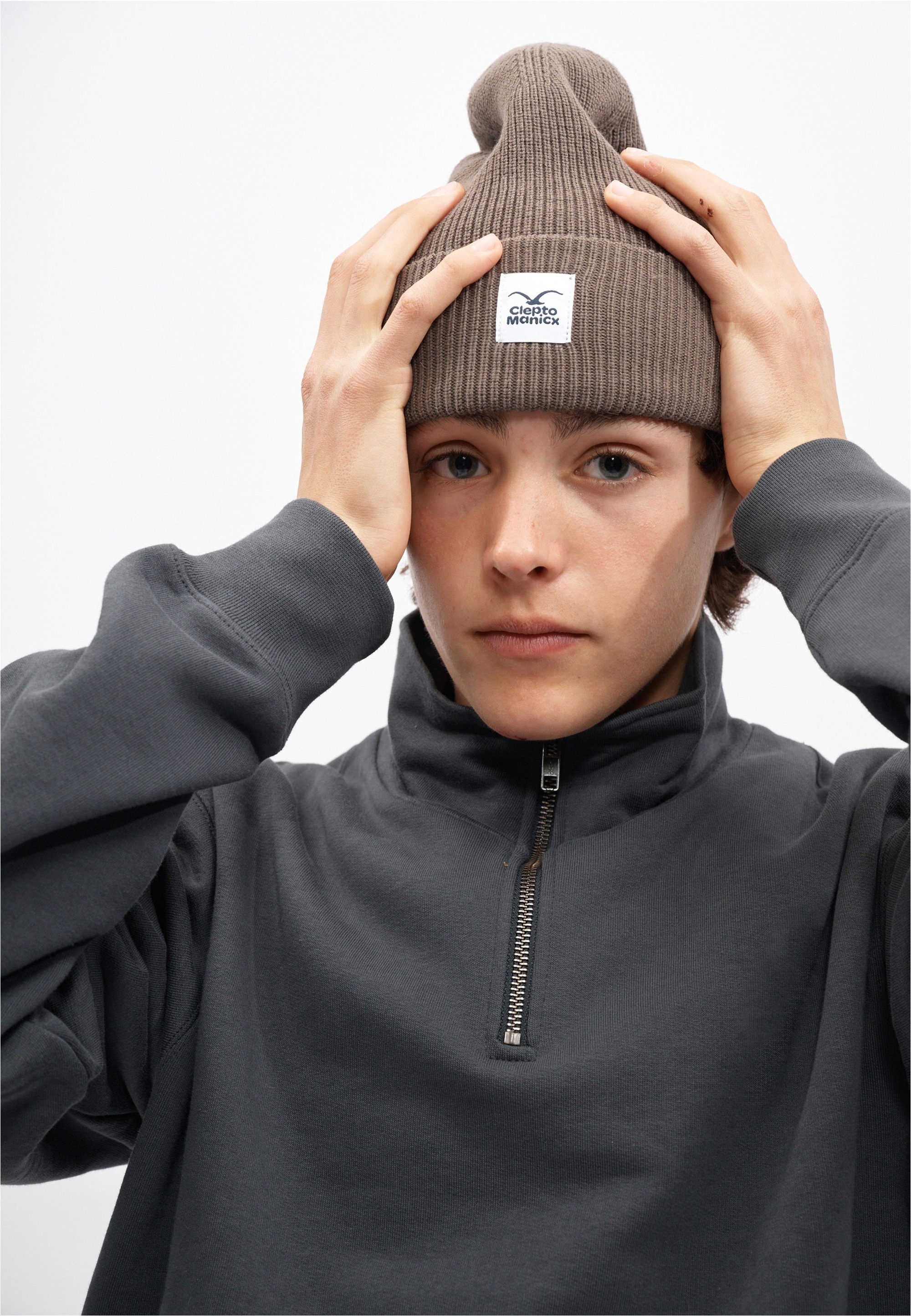 Cleptomanicx Beanie »CI« mit umgeschlagenem Rippstrick-Bund