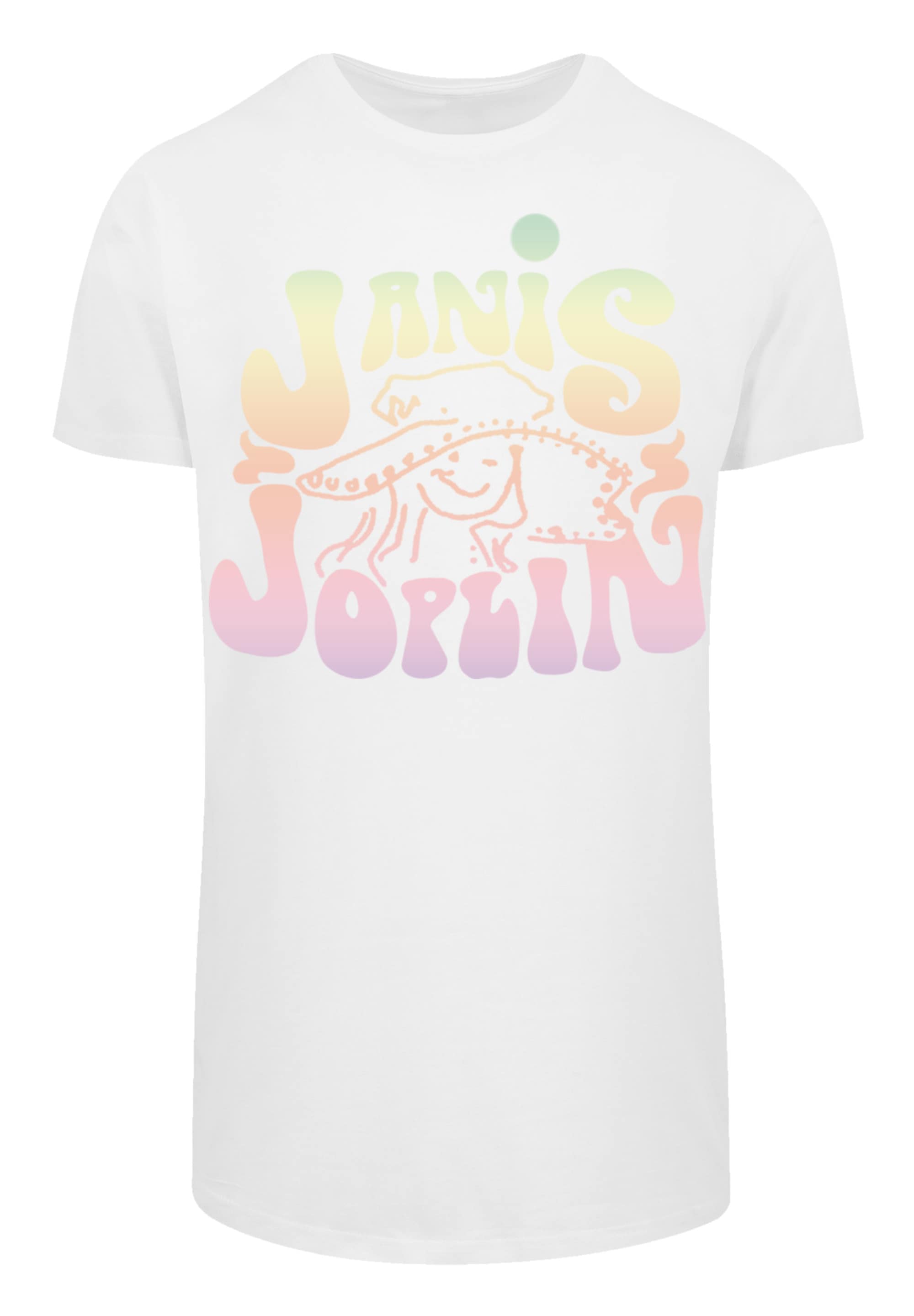 F4NT4STIC T-Shirt "PLUS SIZE Janis Joplin Pastel Logo", Print günstig online kaufen