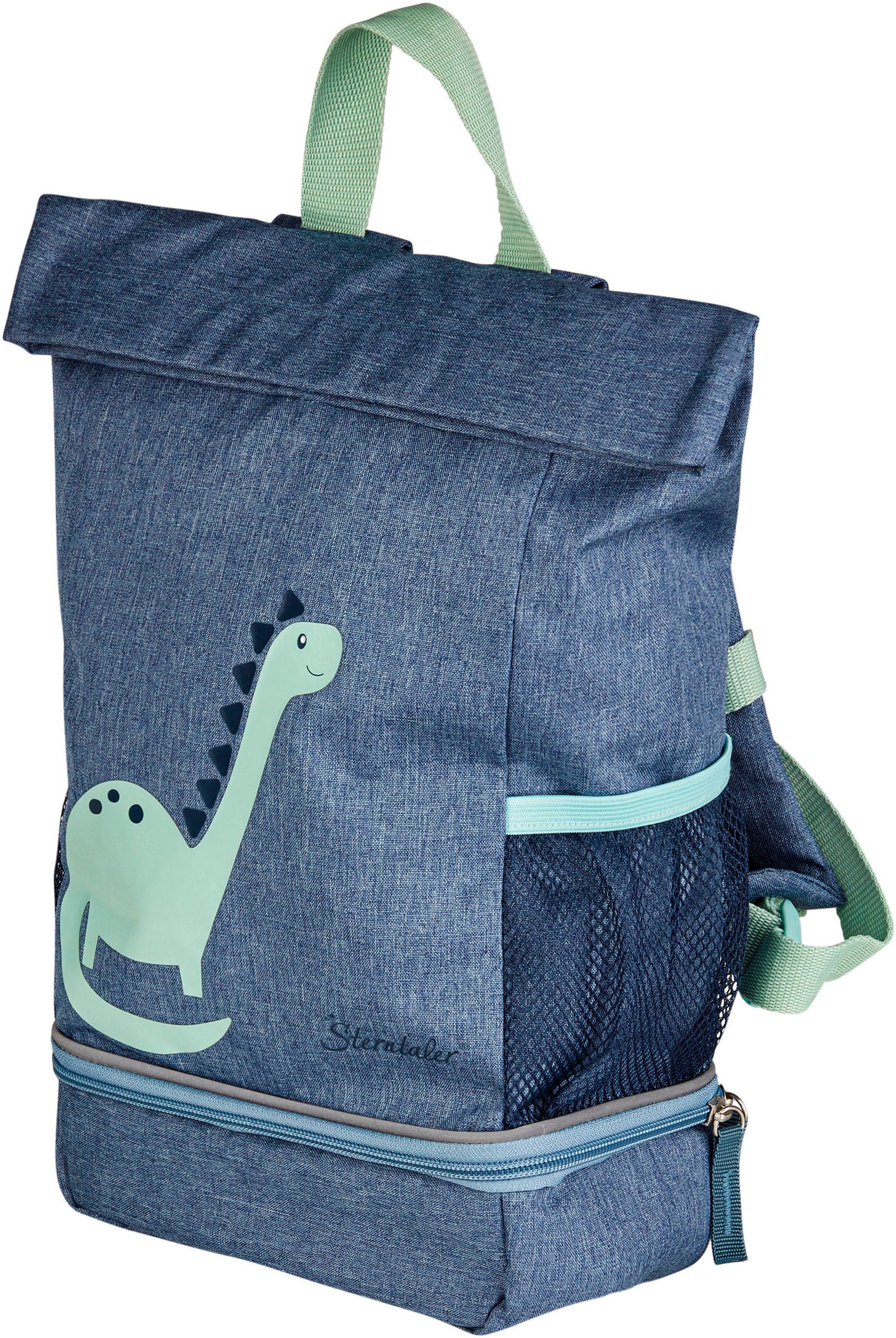 STERNTALER Kinder Kinderrucksack "Dino Rexi", blau, Polyester, Rucksäcke