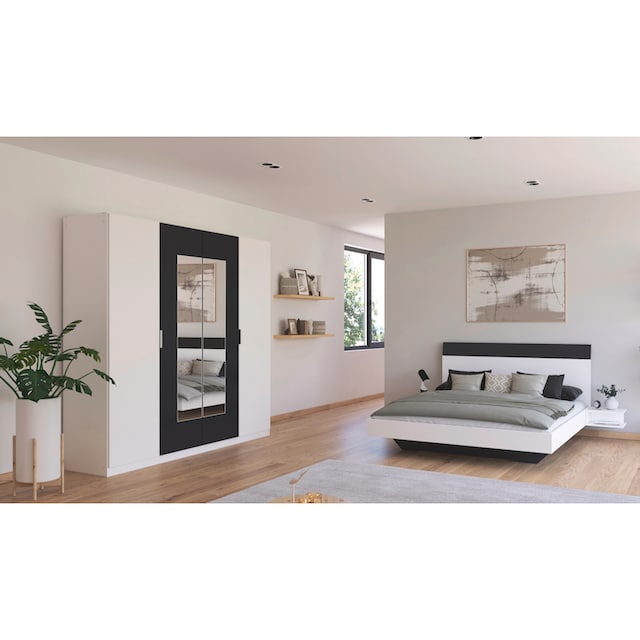 rauch Schlafzimmer-Set »Monza«, mit Drehtürenschrank Breite 226 cm,  Bettanlage in 2 Breiten | BAUR