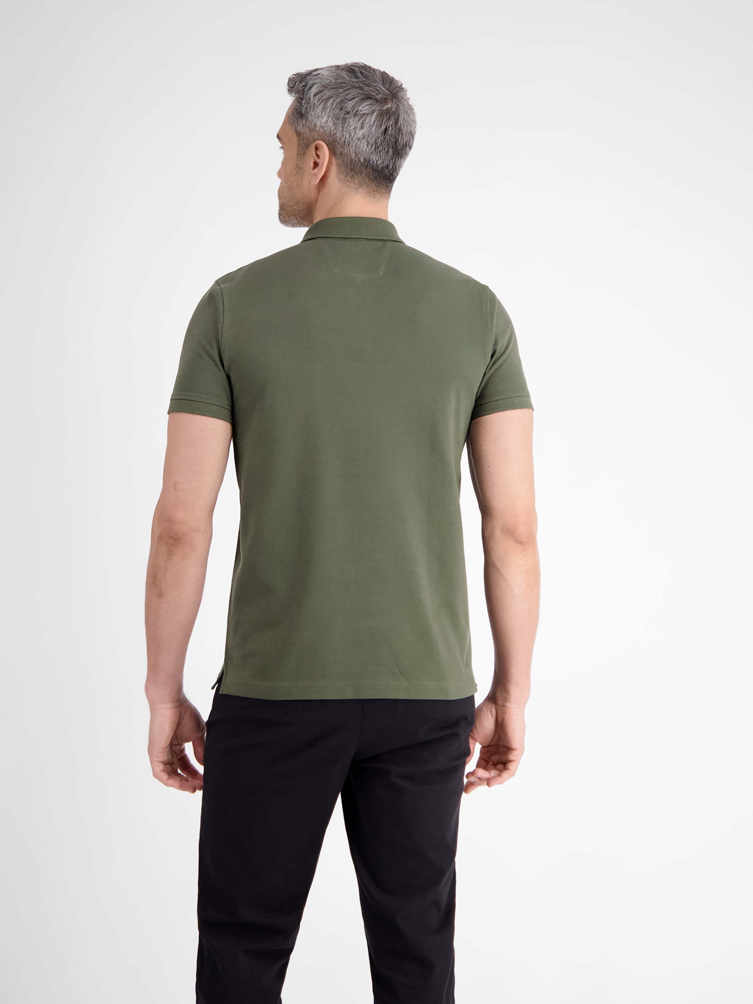 LERROS Poloshirt »LERROS Basic Poloshirt für Herren, unifarben«