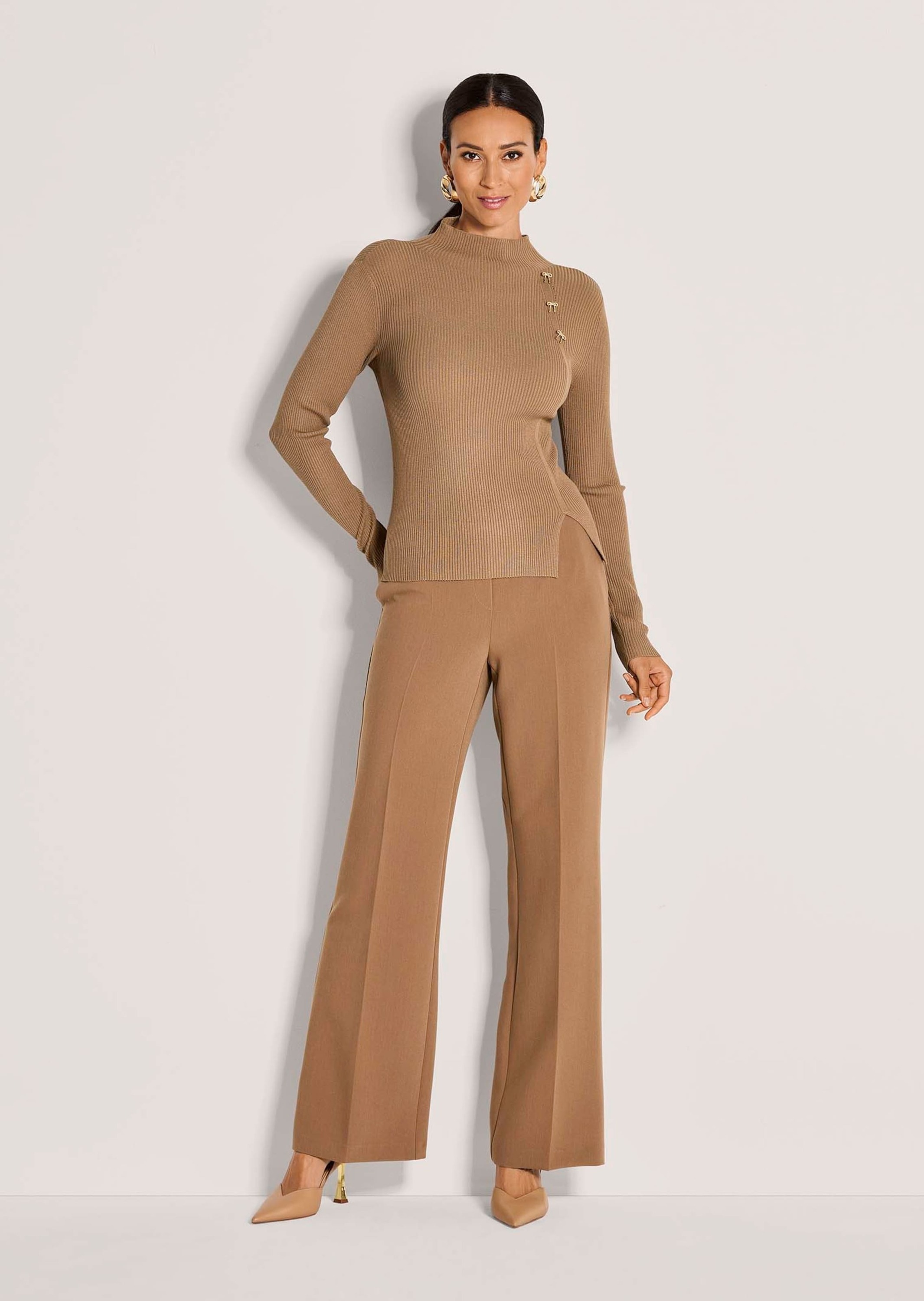 MADELEINE Longpullover "Strickpullover Stilvoller Viskosepullover mit edlen günstig online kaufen