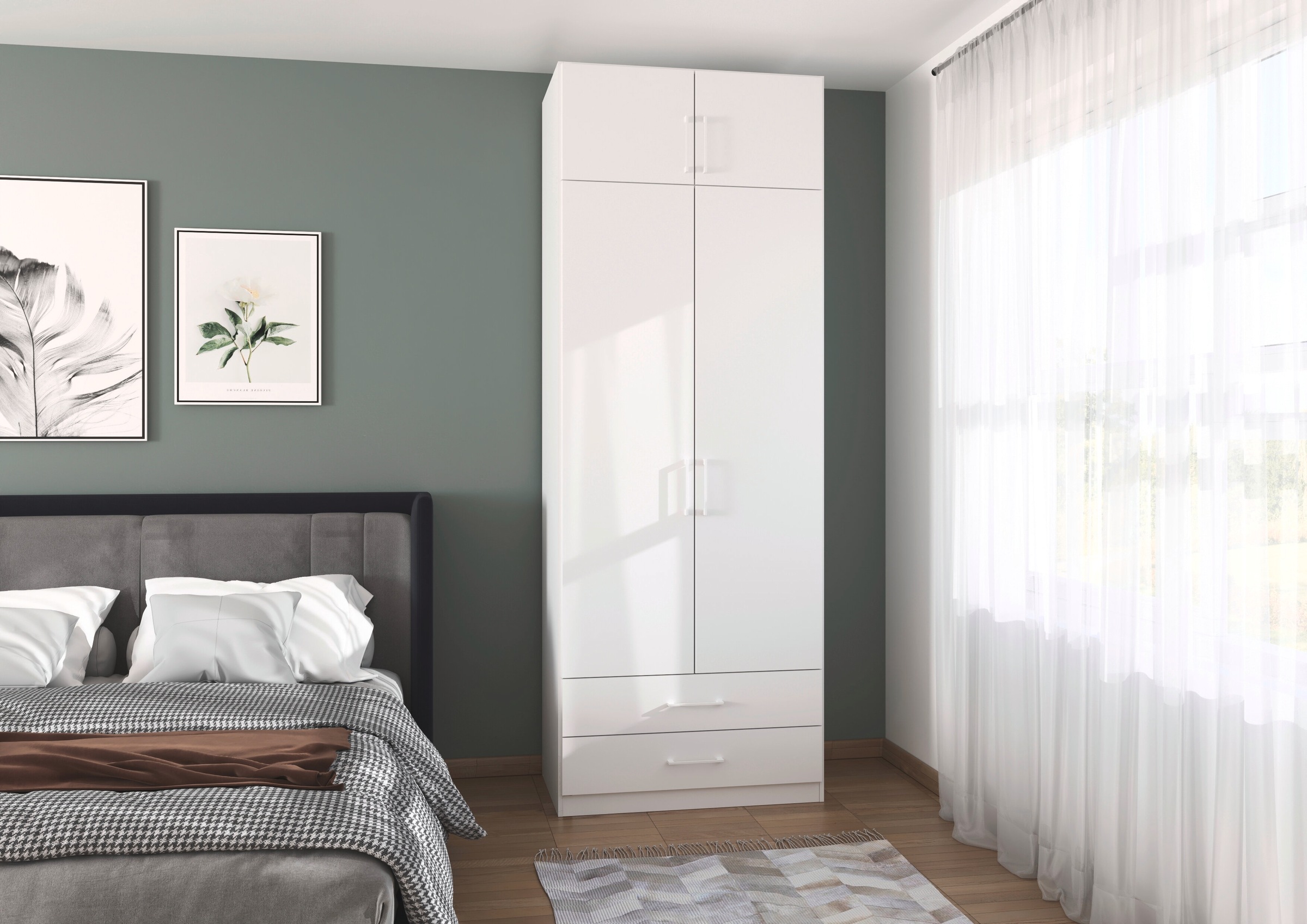 Thumbnail - rauch Kleiderschrank "Schrank Garderobe Wäscheschrank GAMMA in 4 Breiten 91-226 cm" 3 verschiedene Ausstattungen BASIC/C...