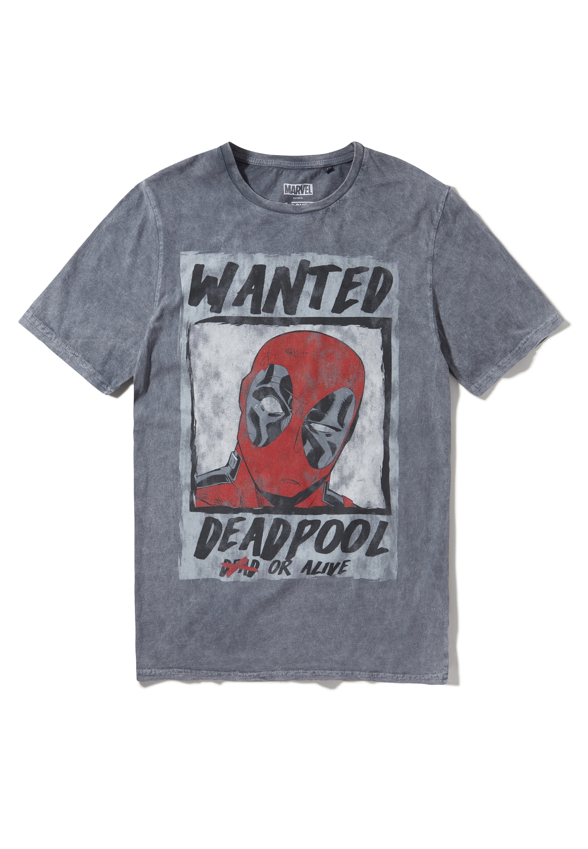 Recovered T-Shirt "Deadpool Wanted Poster", mit coolem Marvel-Print günstig online kaufen