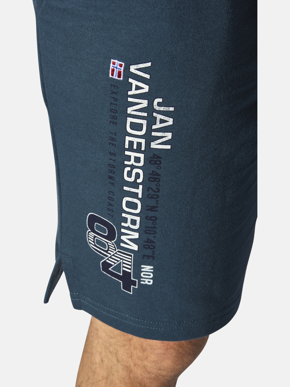 Jan Vanderstorm Sweatbermudas »Sweatbermuda PERMARSEN«, (1 tlg.), mit stylischem Druck