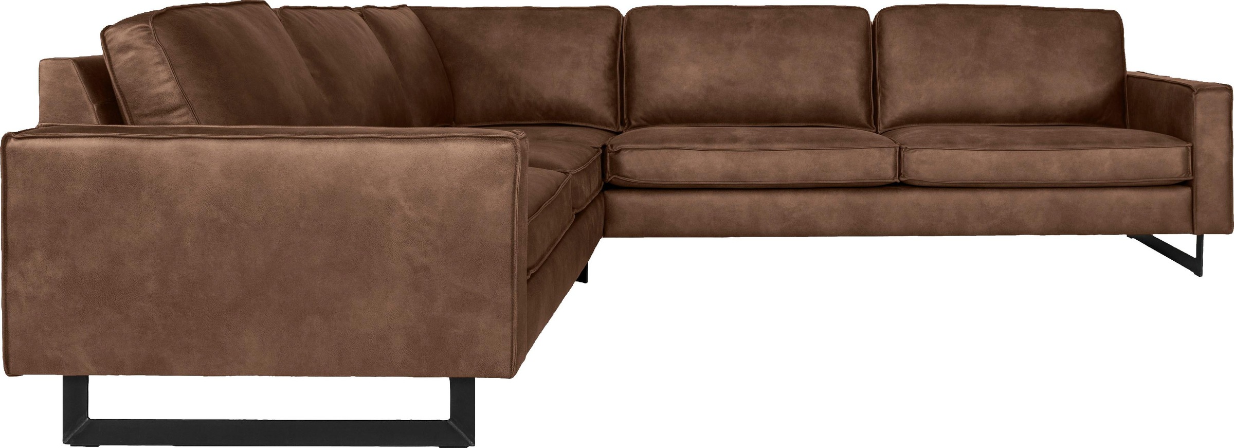 Places of Style Ecksofa "Pinto, XXL, 250/290 cm, langer Schenkel, Ottomane" günstig online kaufen