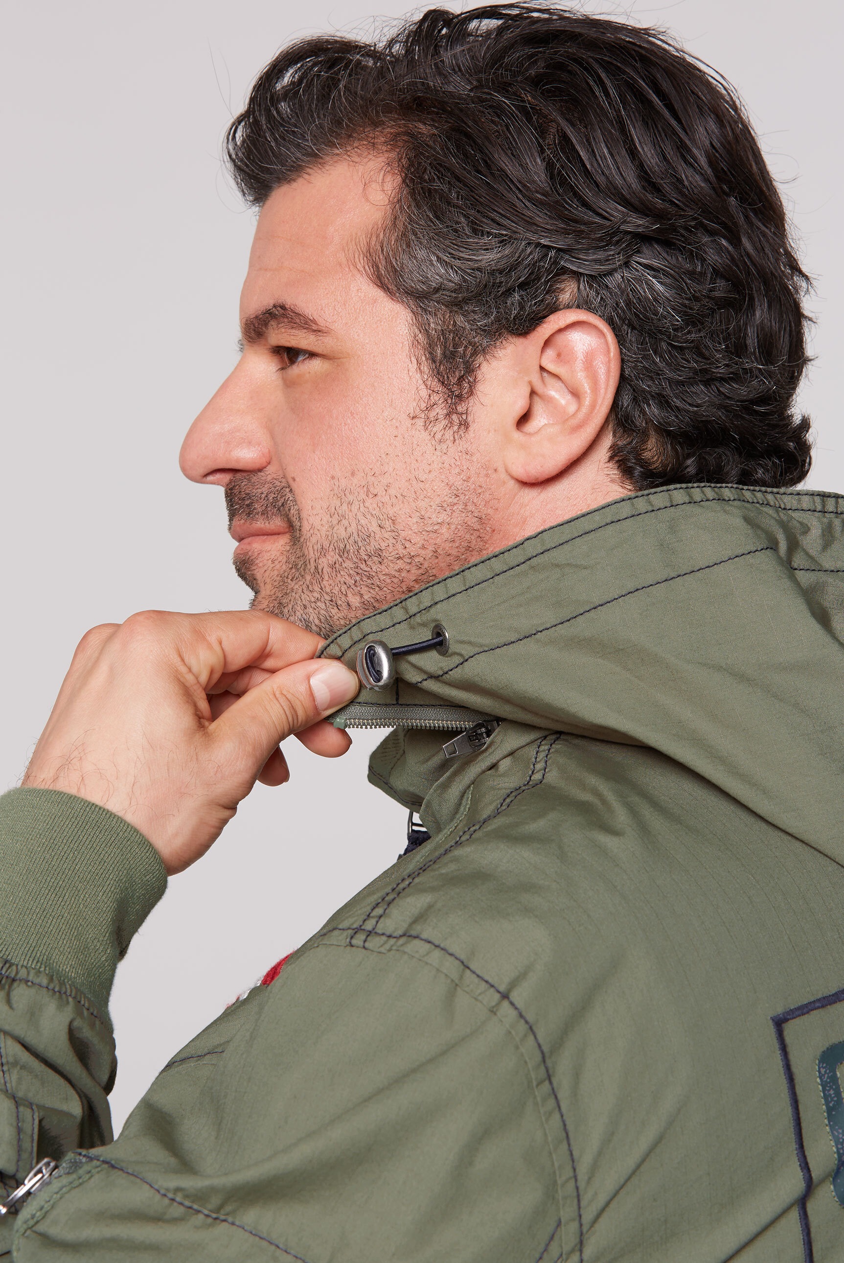 CAMP DAVID Outdoorjacke, mit Kapuze, mit Ärmeltasche